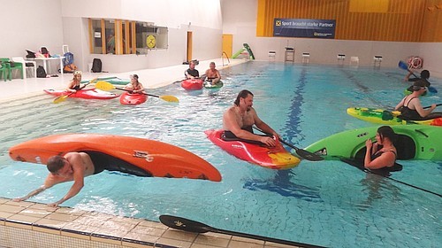 Eskimorolle Normalbetrieb