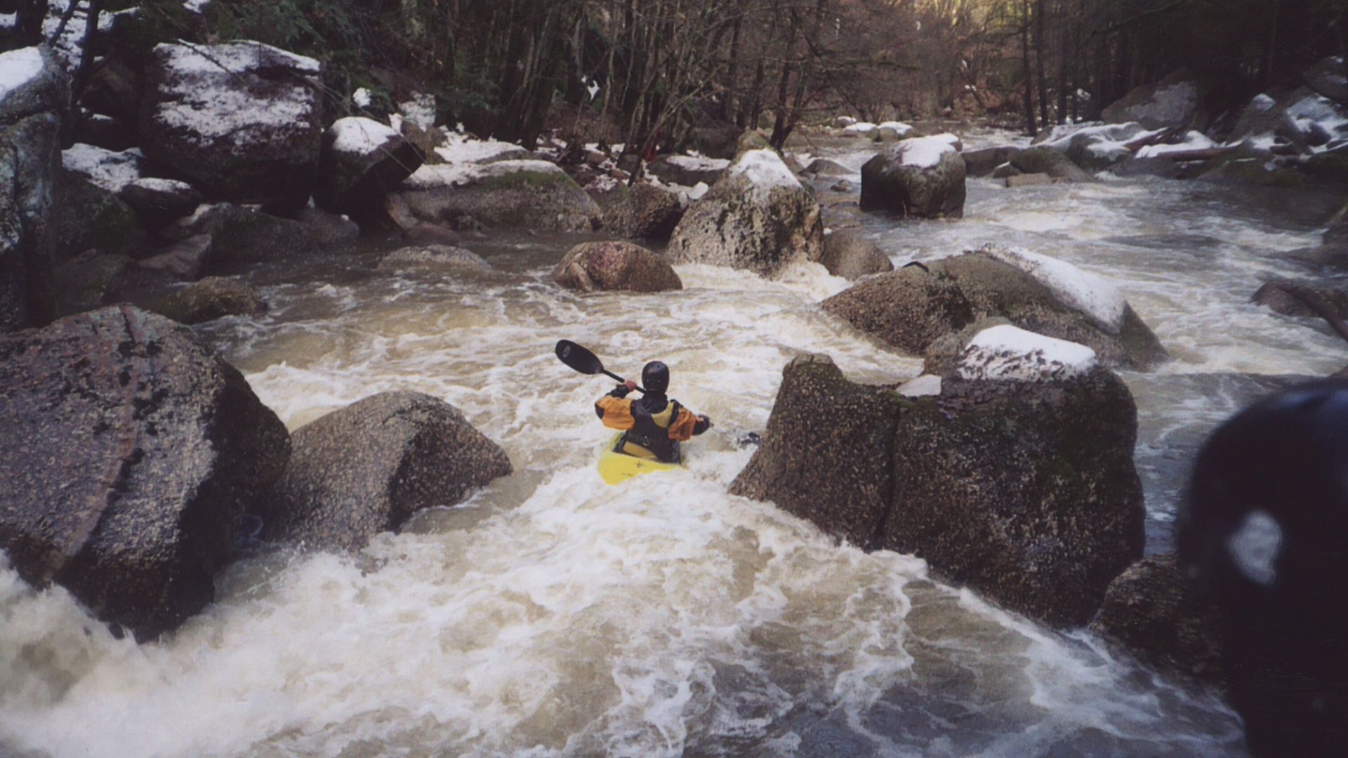Kajak, Fluss Feldaist, Abschnitt Pregarten - Kriehmühle Turmstüberl Ausfahrt 🛶 Thomas R.