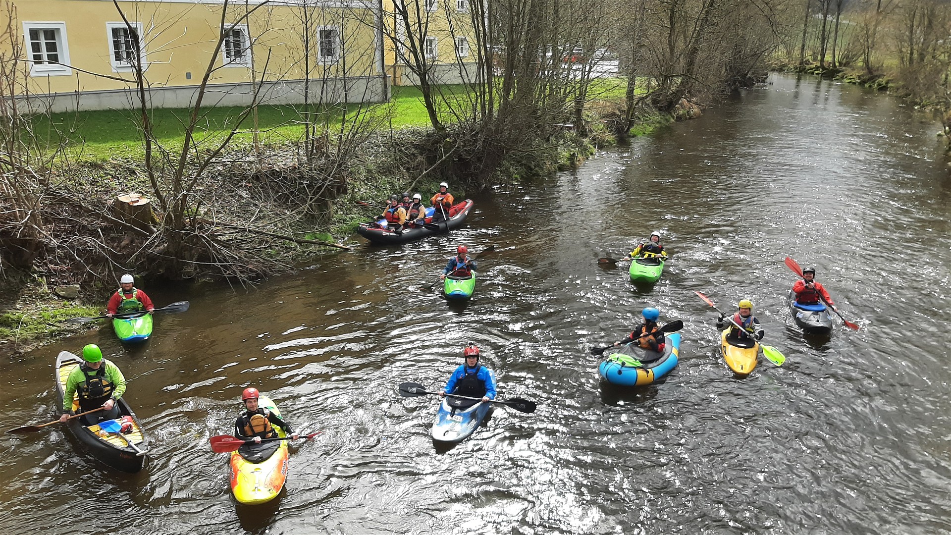 Kajak, Fluss Große Mühl, Abschnitt Aigen - Haslach Einstieg in Aigen 🛶 LFC
