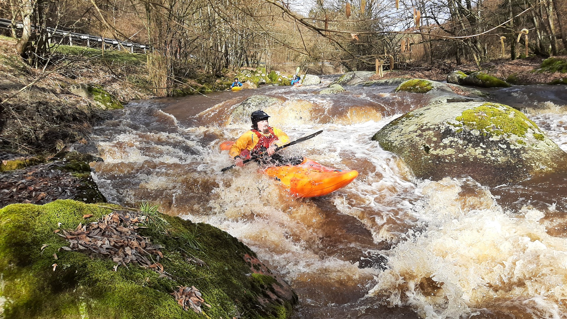 Kajak, Fluss Waldaist, Abschnitt Schafflmühle - Hohensteg vor Hohensteg 🛶 Claus K.