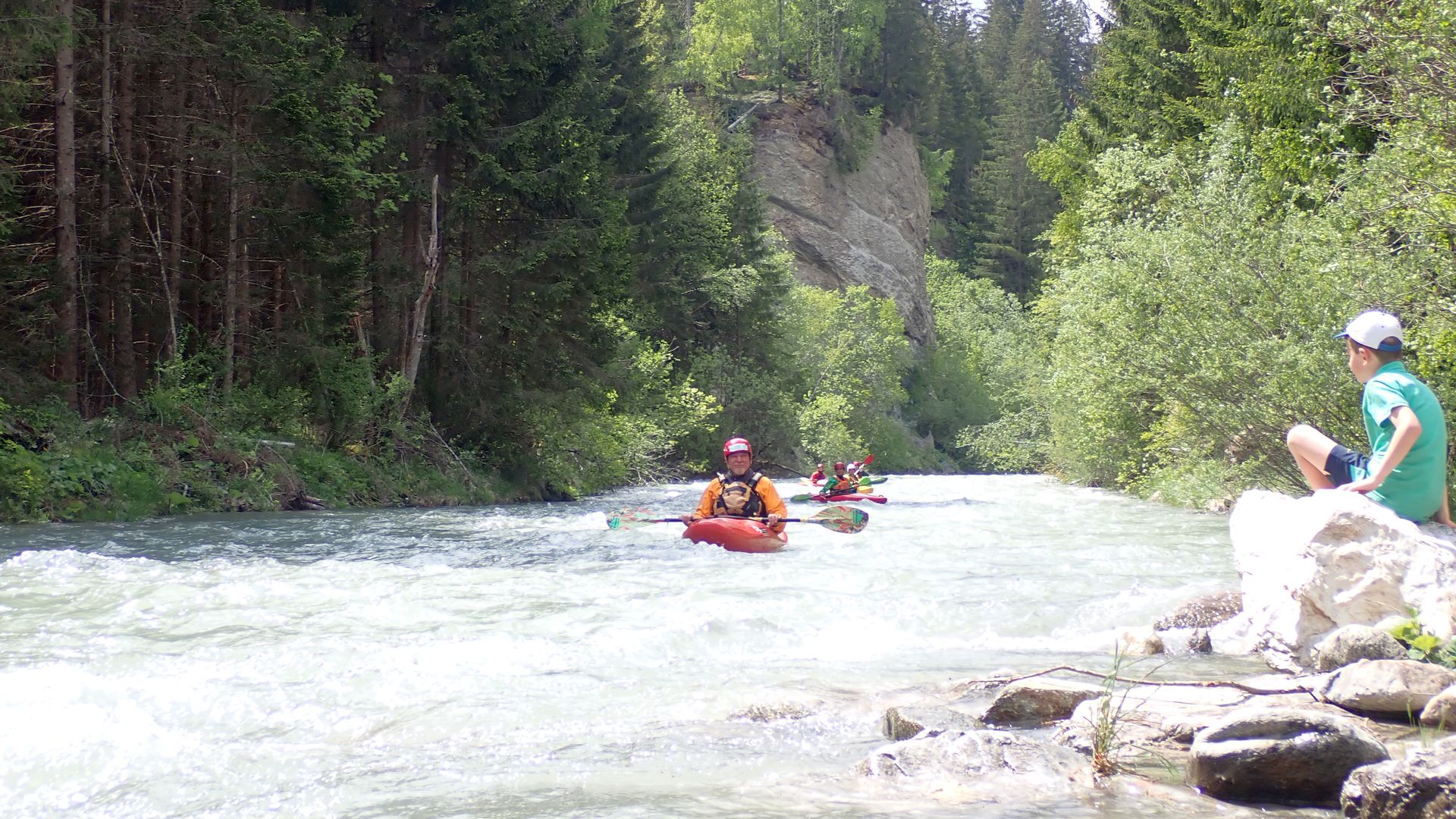 Kajak, Fluss Taurach (süd), Abschnitt Mauterndorf - Tamsweg nach dem Tennenwehr 🛶 LFC