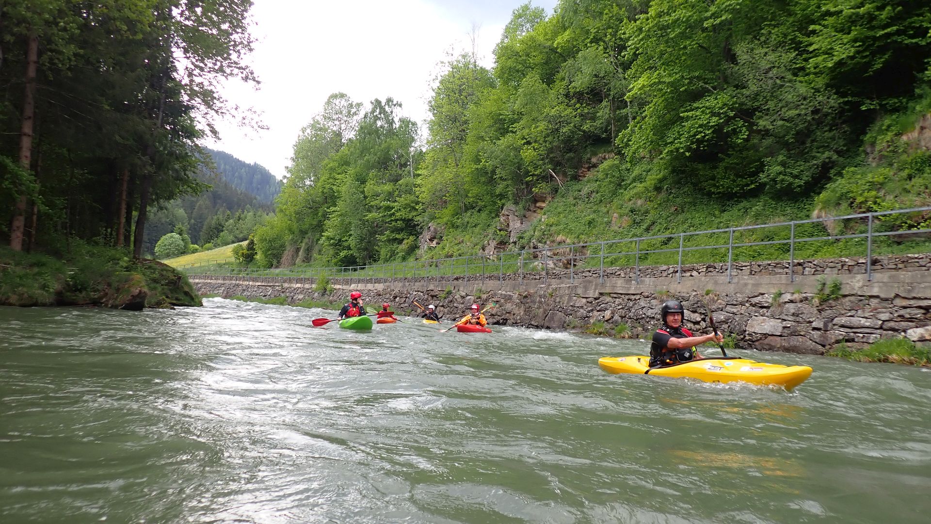 Kajak, Fluss Mur, Abschnitt Tamsweg - St. Ruprecht in der Madling Schlucht 🛶 LFC