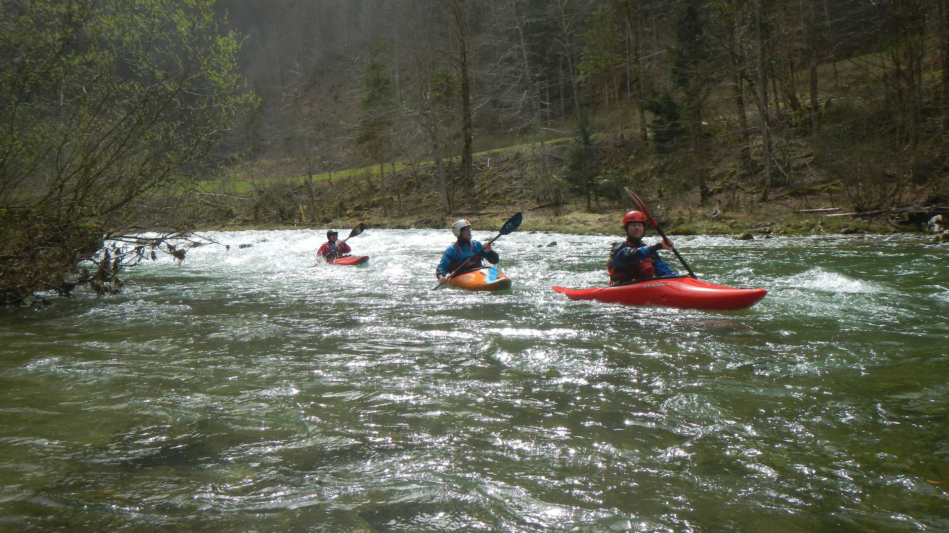 Kajak, Fluss Salza, Abschnitt Wildalpen - Fachwerk Stoanahaufen 🛶 LFC