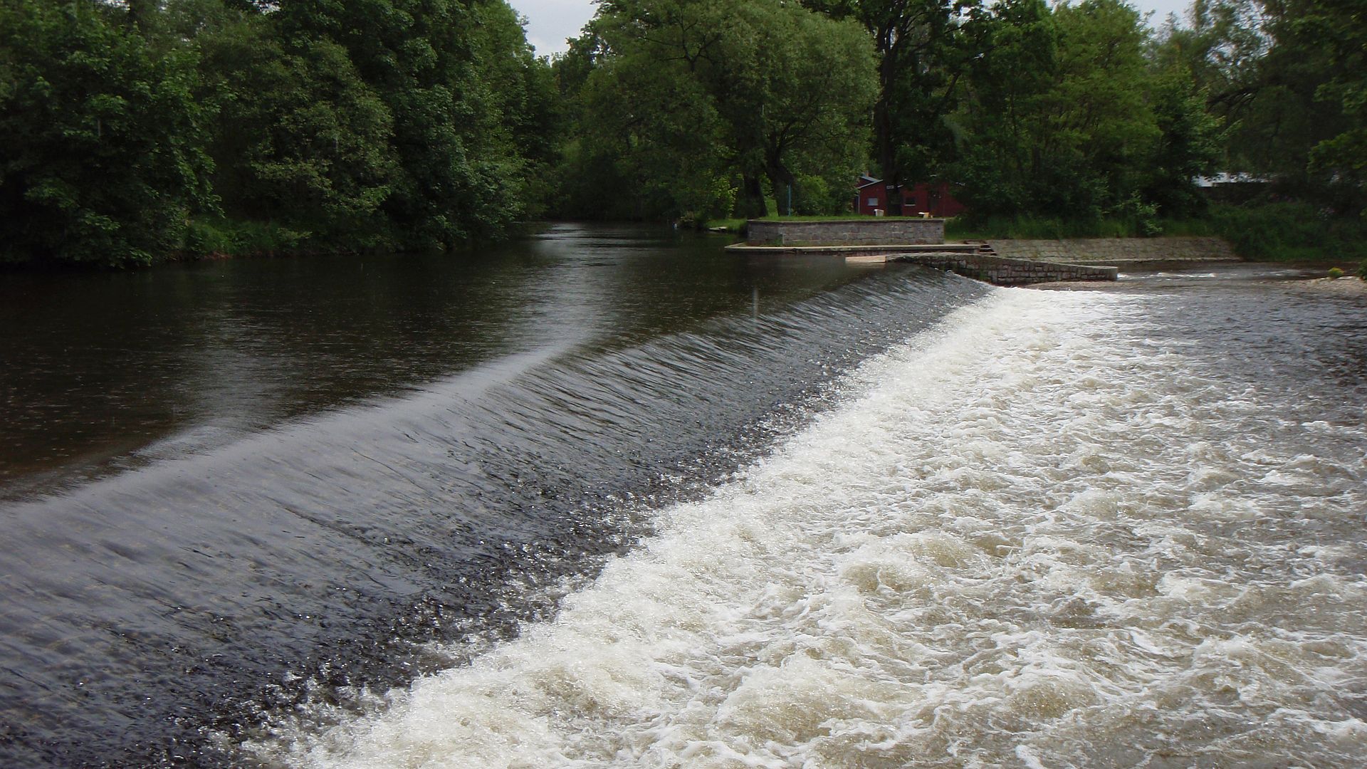 Kajak, Fluss Otava, Abschnitt Sušice - Horažďovice Wehr bei Rabi 
