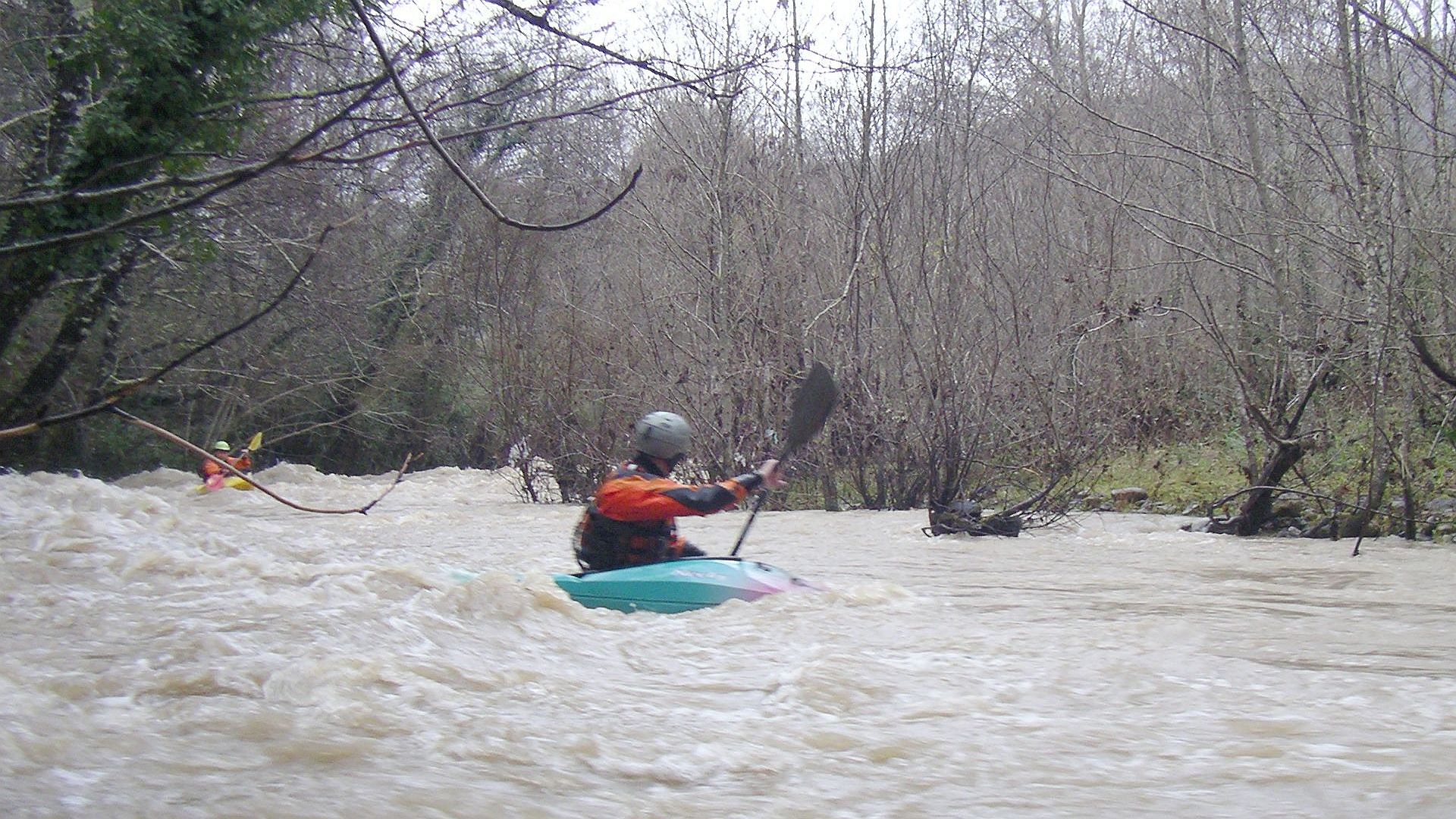 Kajak, Fluss Bussento, Abschnitt Sicili - Mündung im Meer Hochwasser 🛶 Max M., Monika R.