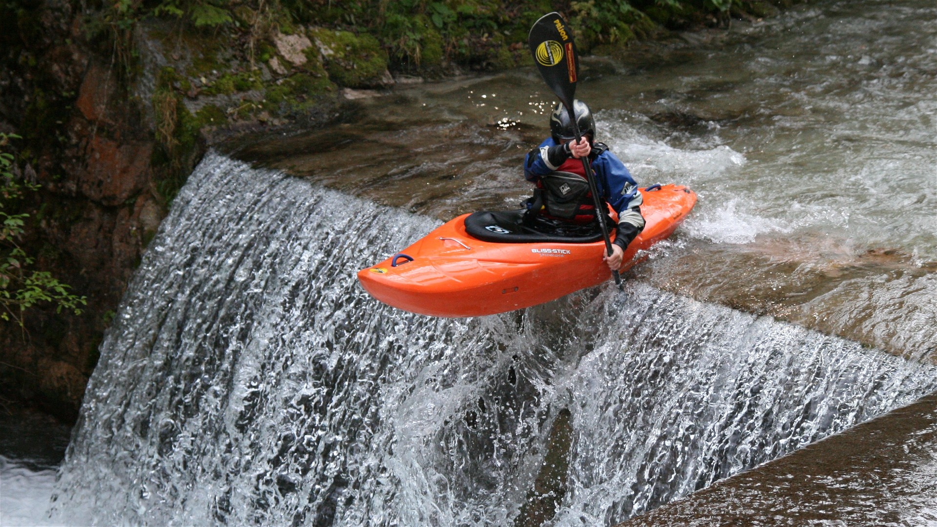 Kajak, Fluss Hinterwildalpenbach, Abschnitt Waldbad - Salza die höchste Stufe 🛶 Max R.