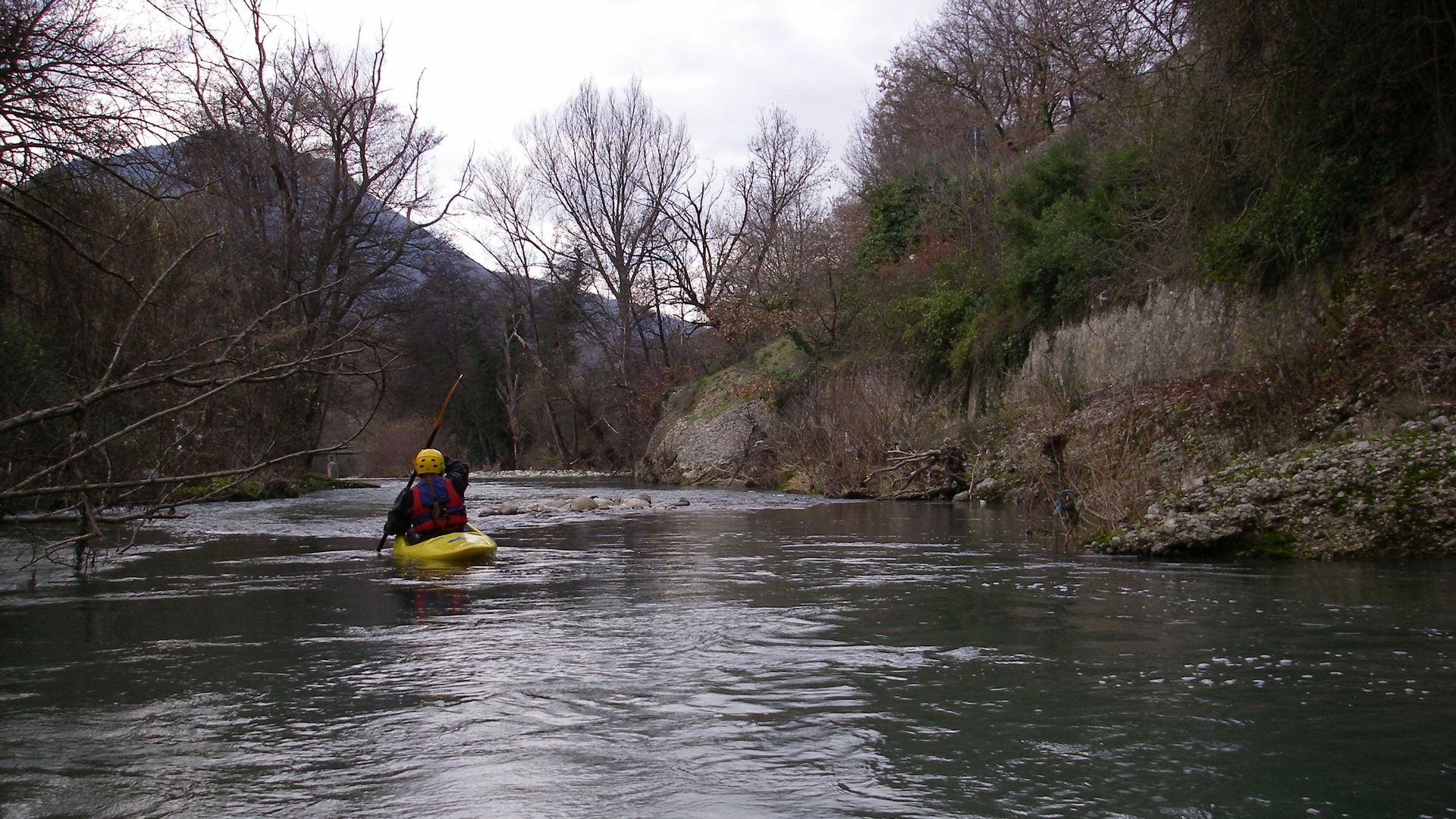 Kajak, Fluss Tanagro, Abschnitt Auletta - Stazione di Sicignano schöne Strecke 🛶 Monika R.