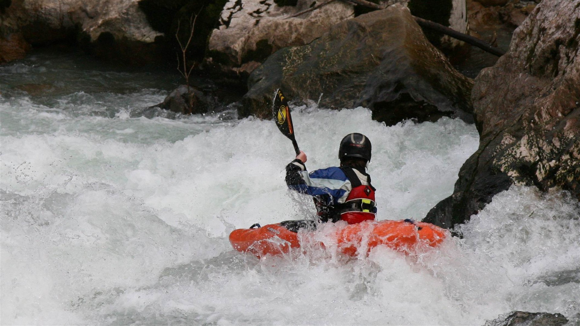 Kajak, Fluss Saalach, Abschnitt Lofer - Au (Teufelsschlucht) 3 er Kombi 🛶 Max R.