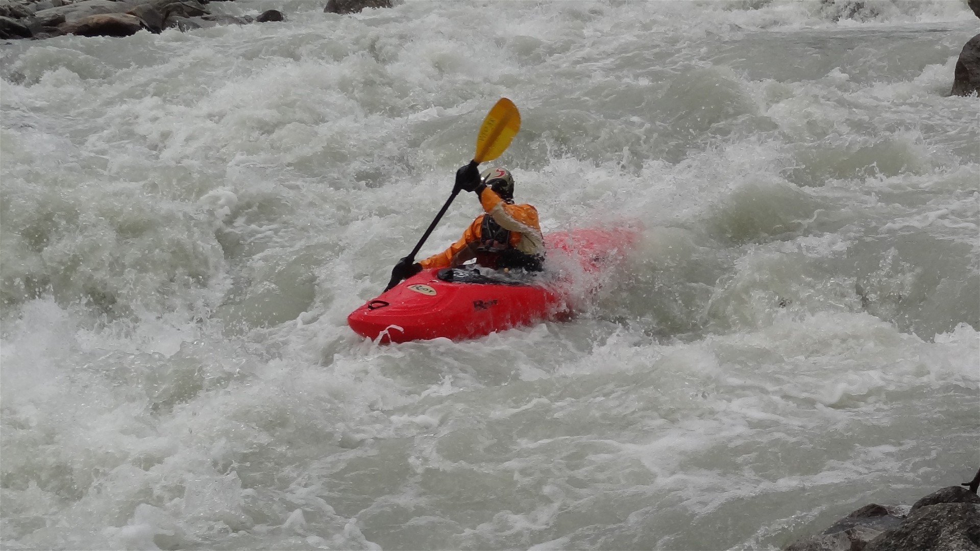 Kajak, Fluss Isel, Abschnitt Iselkatarakt bei Feld 🛶 Fabian L.