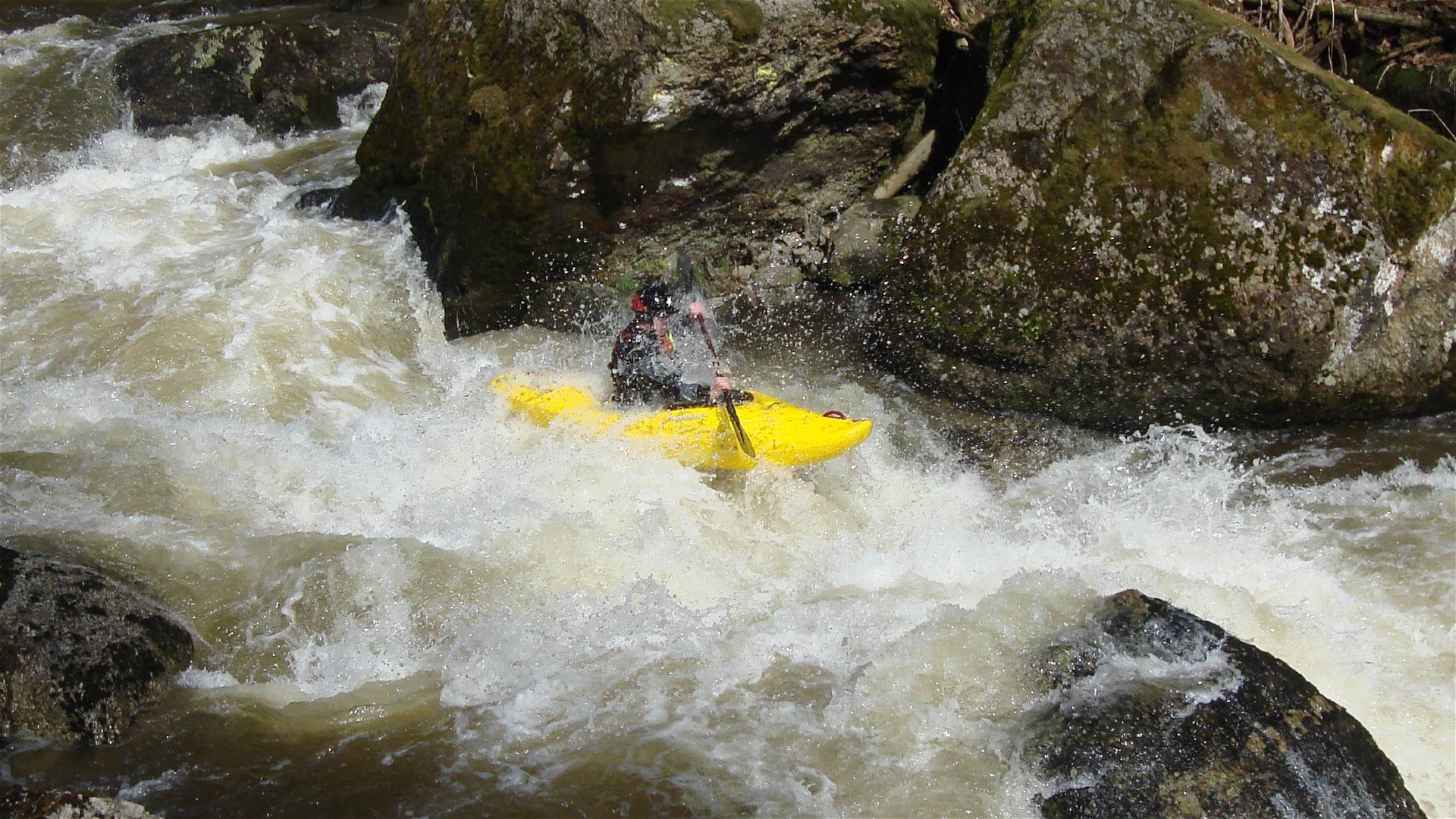 Kajak, Fluss Naarn, Abschnitt Naarnschluchten Falkensteinkatarakt 🛶 Roman H.