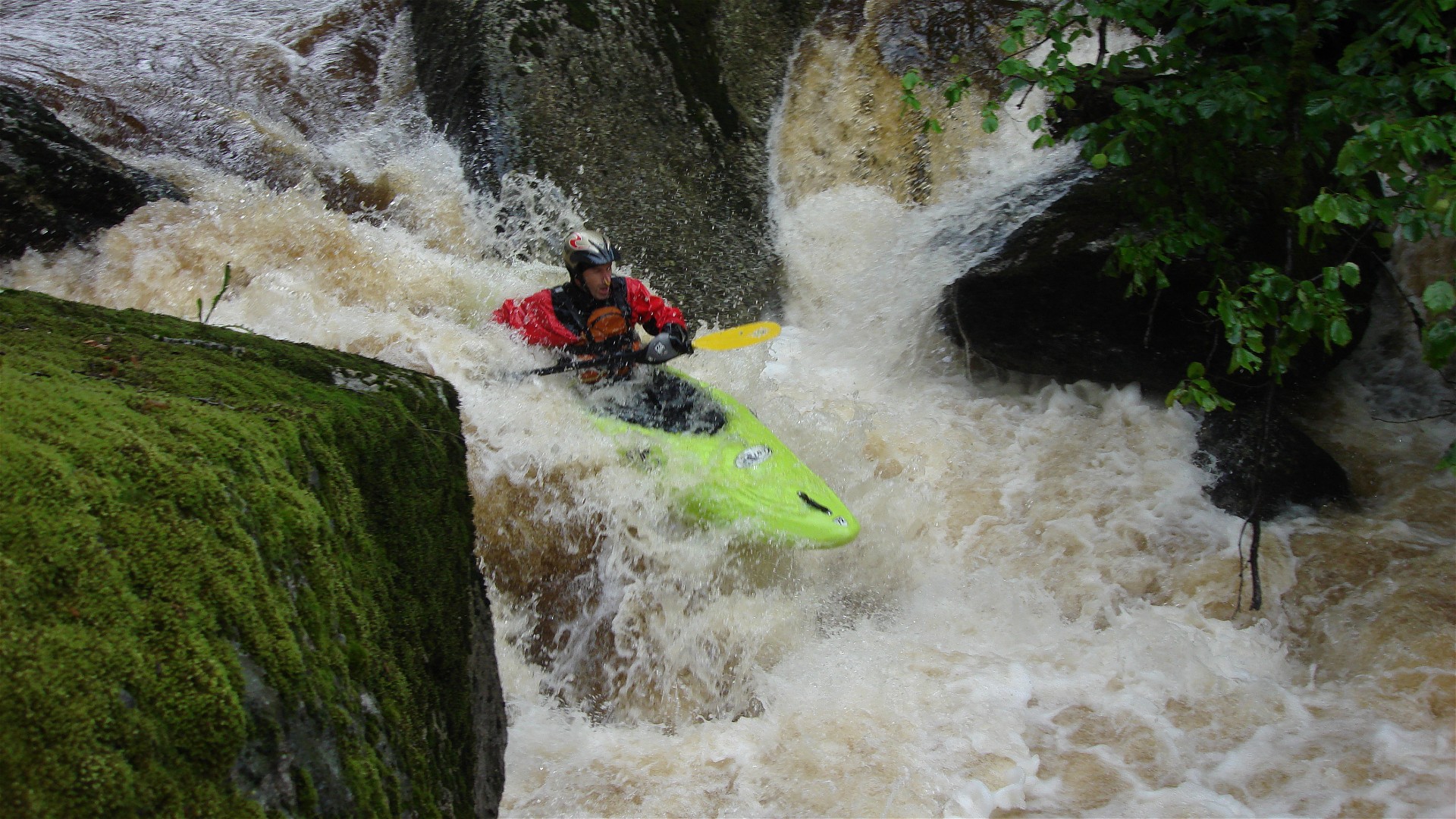 Kajak, Fluss Waldaist, Abschnitt Riedlhammerkatarakt Riedlhammerkatarakt 🛶 Fabian L.