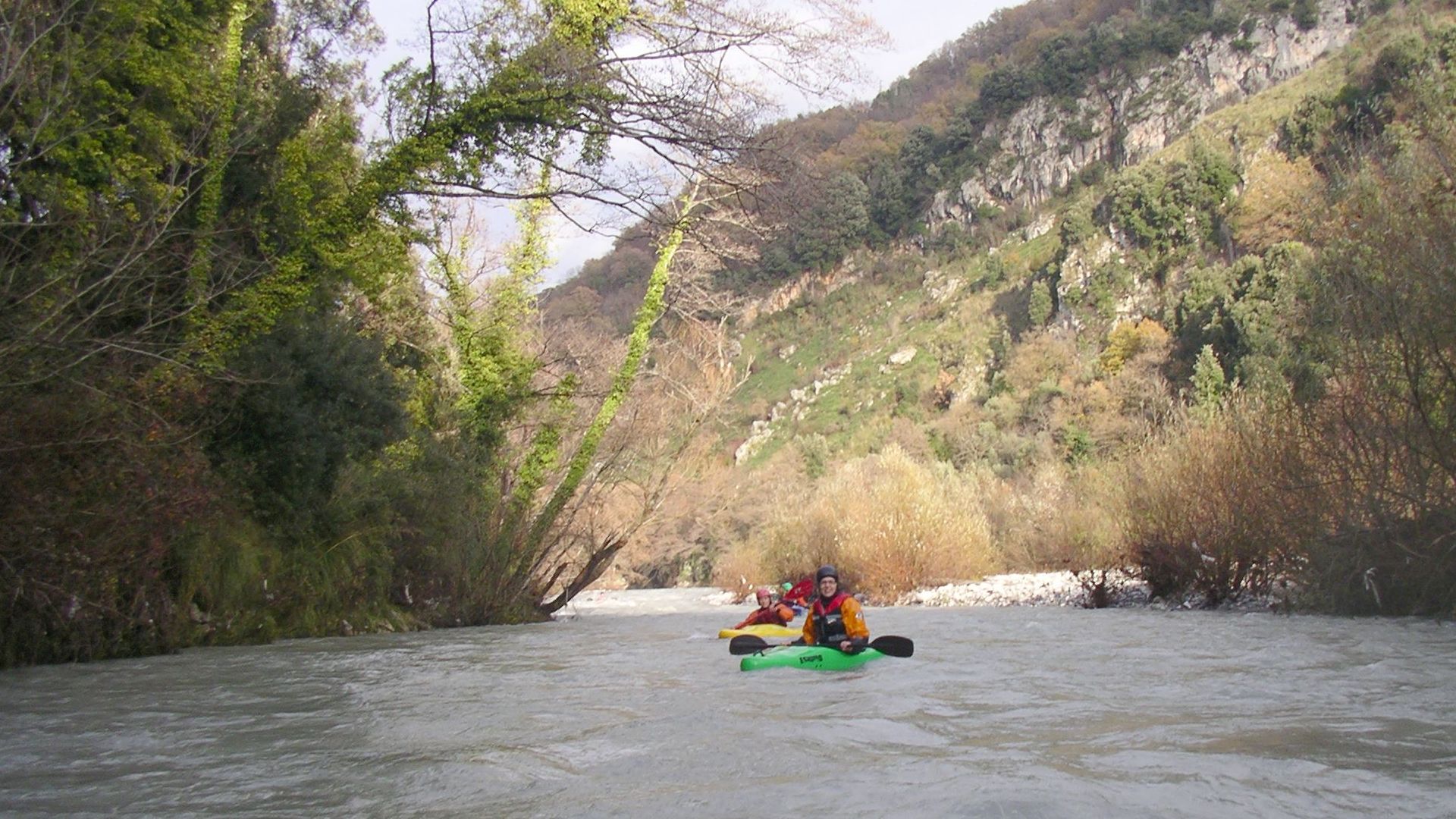 Kajak, Fluss Lao, Abschnitt Papasidero - Orsomarso in der Schlucht 🛶 Barbara R., Monika R.