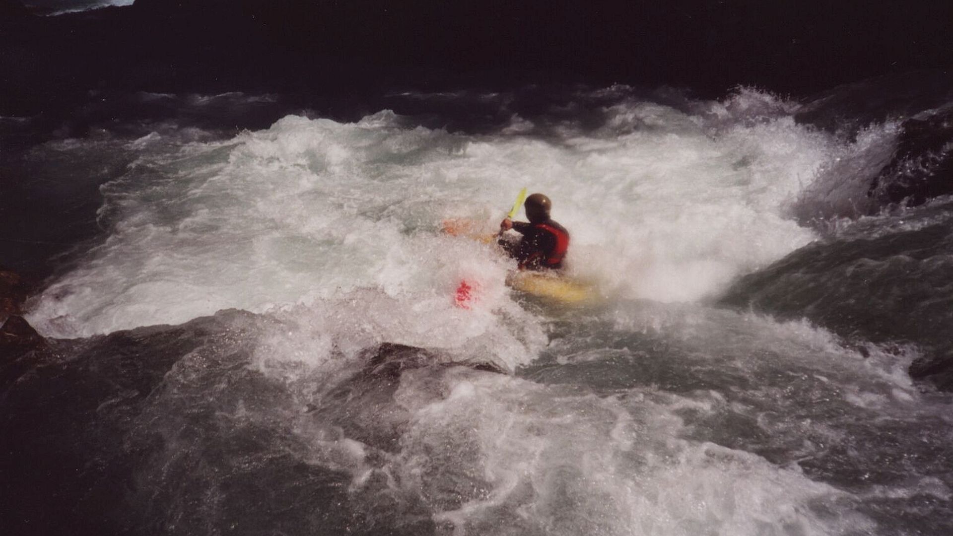 Kajak, Fluss Inn, Abschnitt Lavin - Ardez (Giarsun Schlucht) Preußenschleuder 🛶 Günther R.