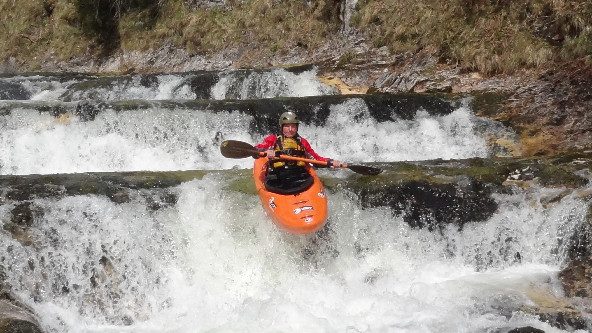 Kajak, Fluss Gimbach, Abschnitt Gimbach Kaskaden 🛶 Günther R.