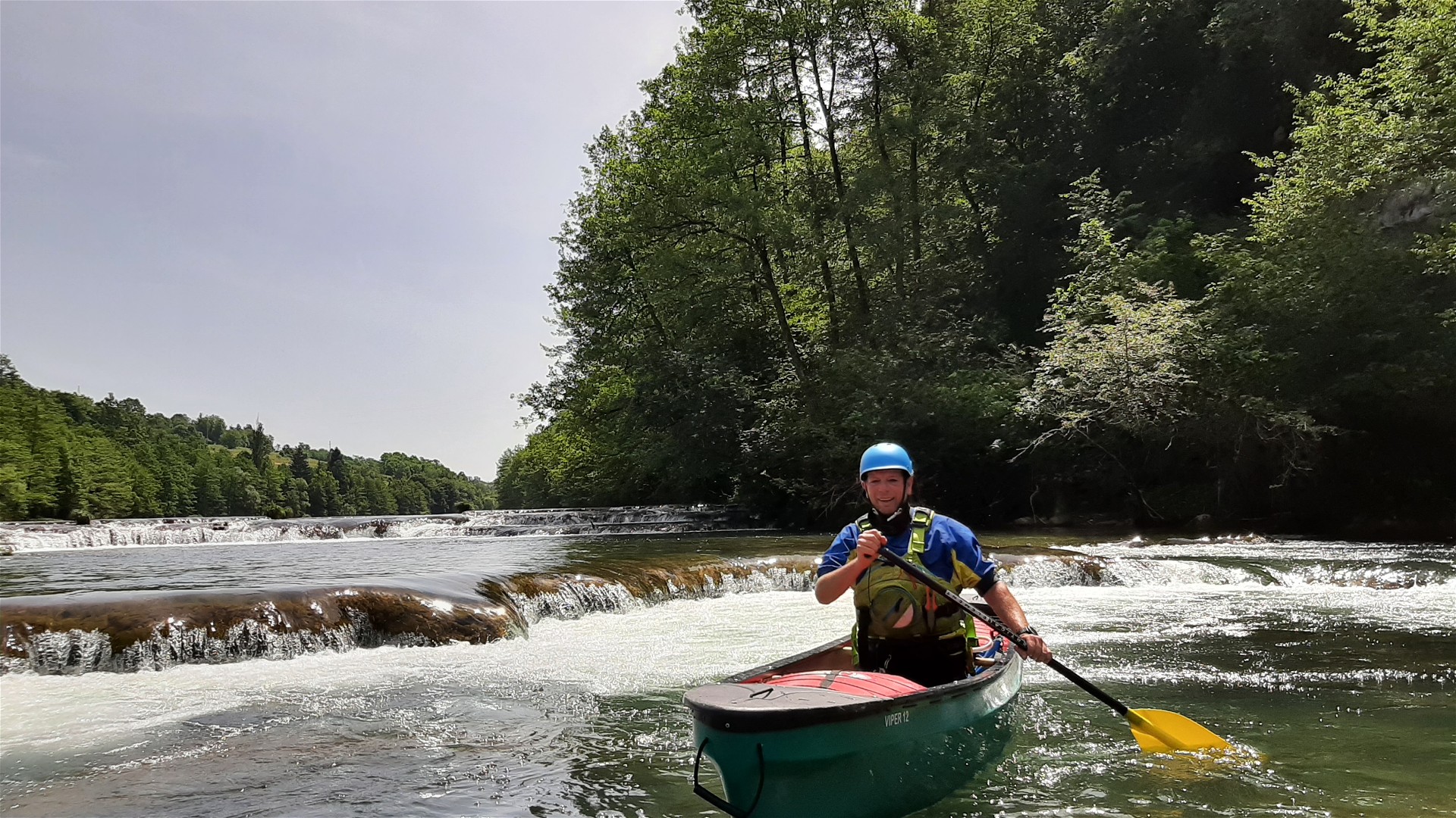 Kajak, Fluss Korana, Abschnitt Slunj - Veljun Stufen 