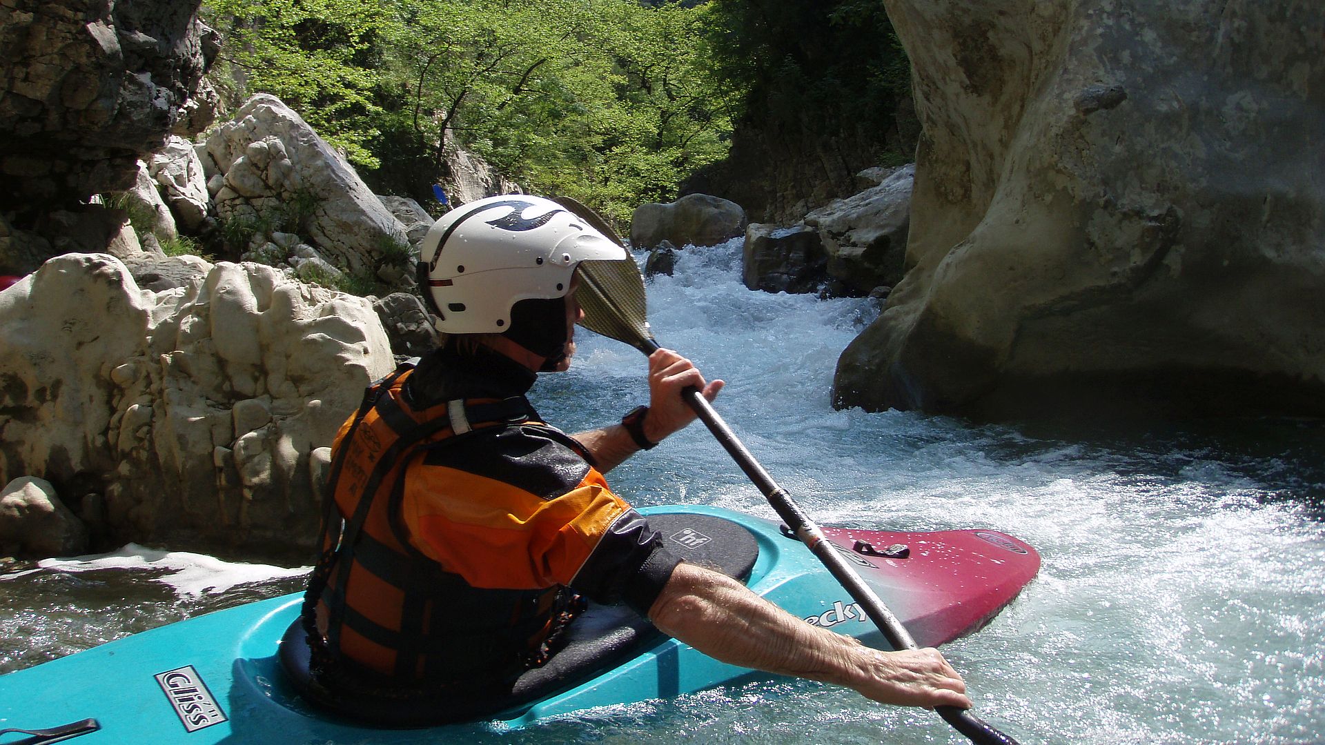 Kajak, Fluss Acheron, Abschnitt Vrysoula - Glyki (Weiße Schlucht) nach Zerberus 🛶 Max M.
