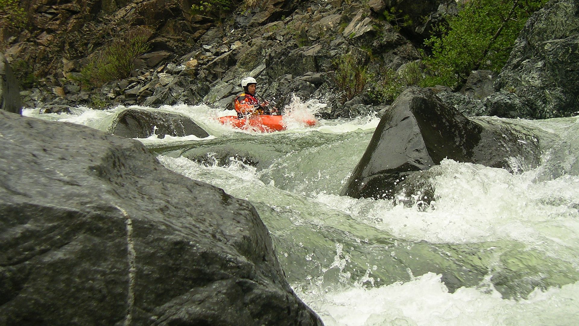 Kajak, Fluss Aoos, Abschnitt Vovousa - Paleoselli die letzten Katarakte 🛶 Patrick M.