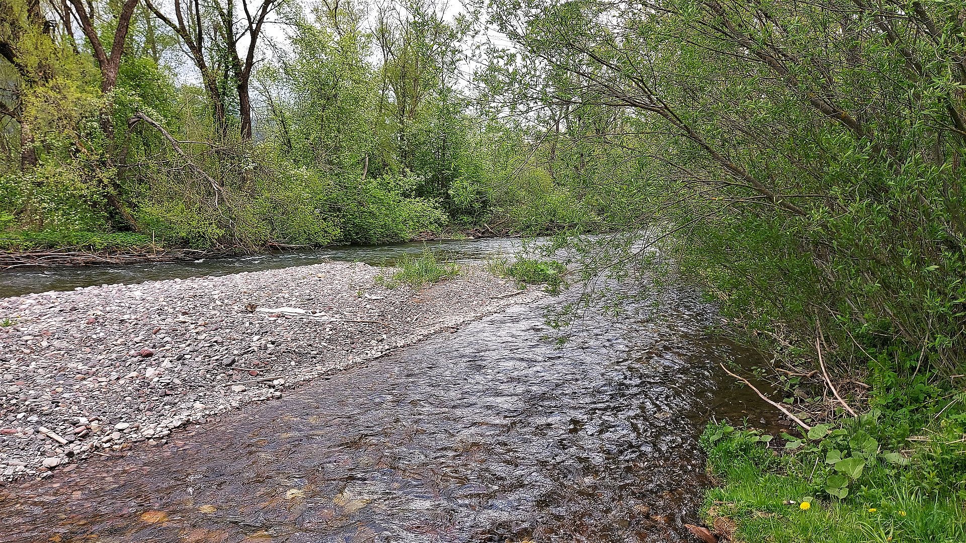 Kajak, Fluss Váh (Waag), Abschnitt Králova Lehota - Liptovsky Hradok Einstieg am Čierny Váh (Schwarze Waag) 