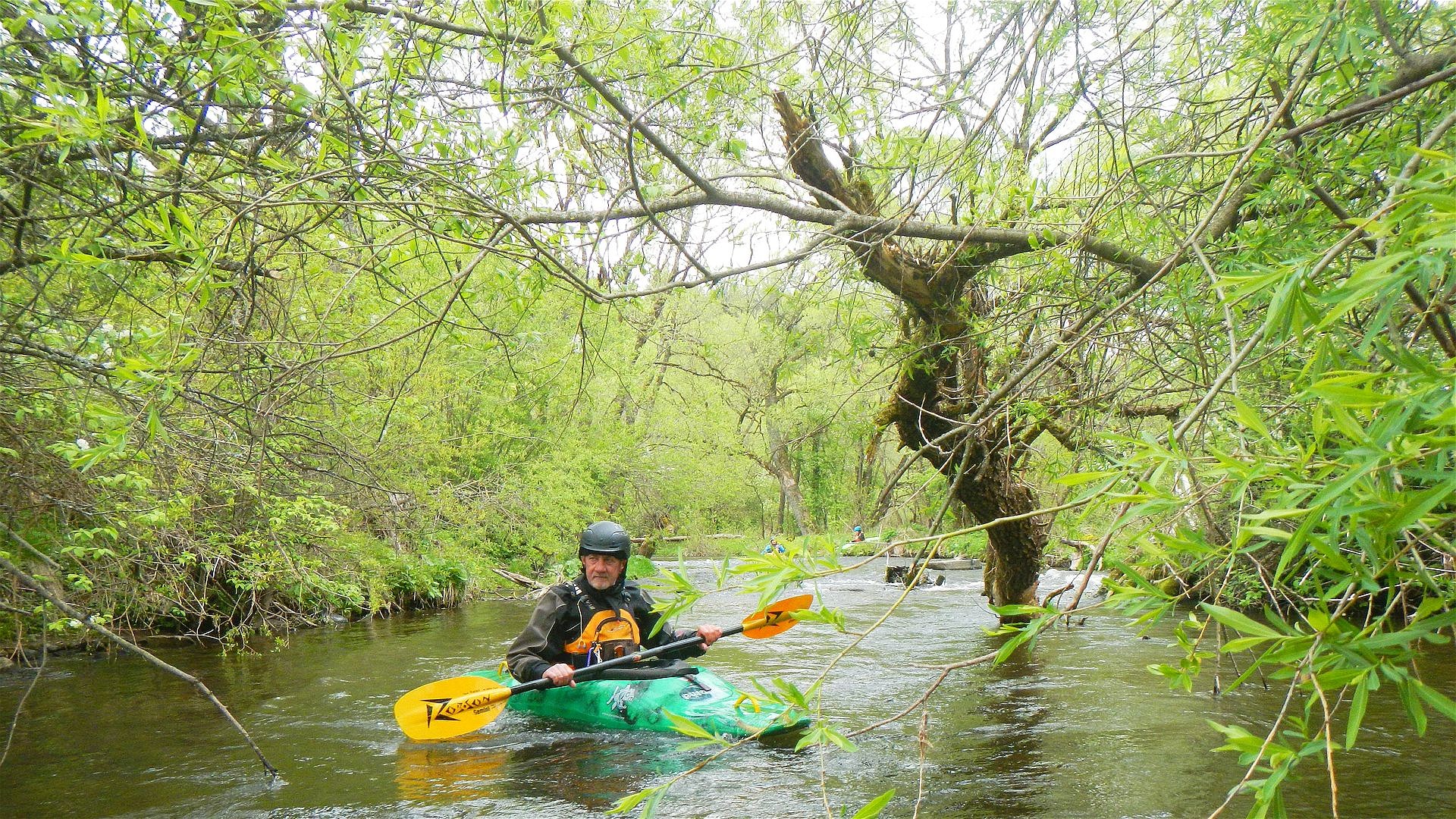 Kajak, Fluss Biely Váh, Abschnitt Východná - Králova Lehota wo ist der nächste Baum? 🛶 Tom R.