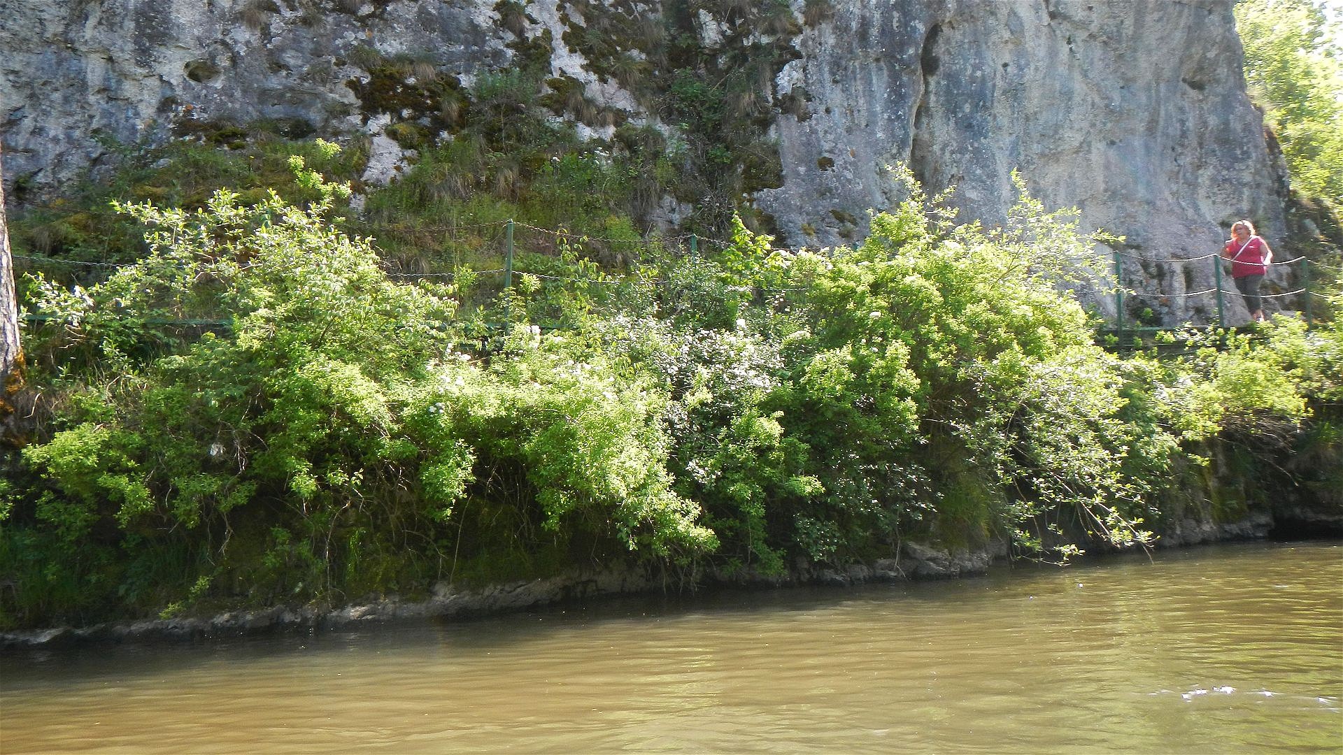 Kajak, Fluss Hornád, Abschnitt Hrabušice - Smižany Steig durch die Schlucht 