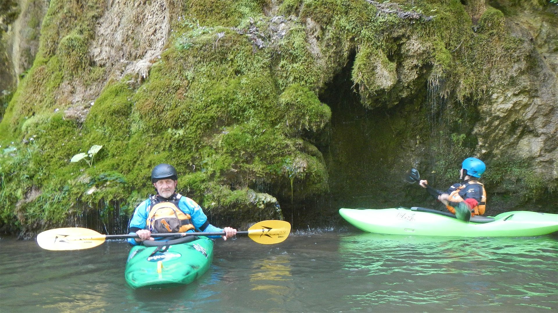 Kajak, Fluss Hornád, Abschnitt Hrabušice - Smižany rinnende Mauer 🛶 Tom R., Patricia K.