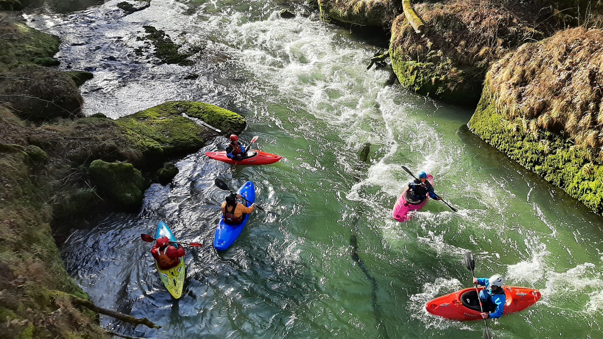 Kajak, Fluss Erlauf, Abschnitt Purgstall - Türkensturz (Purgstallschlucht) Purgstallschlucht 