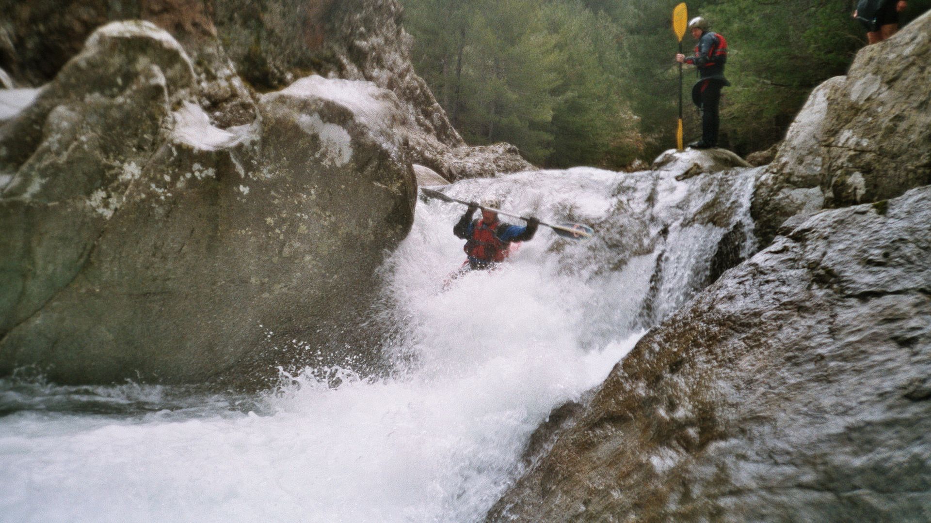 Kajak, Fluss Calasima, Abschnitt Calasima - Golo Mündung eine höhere Stufe 🛶 Sepp G.