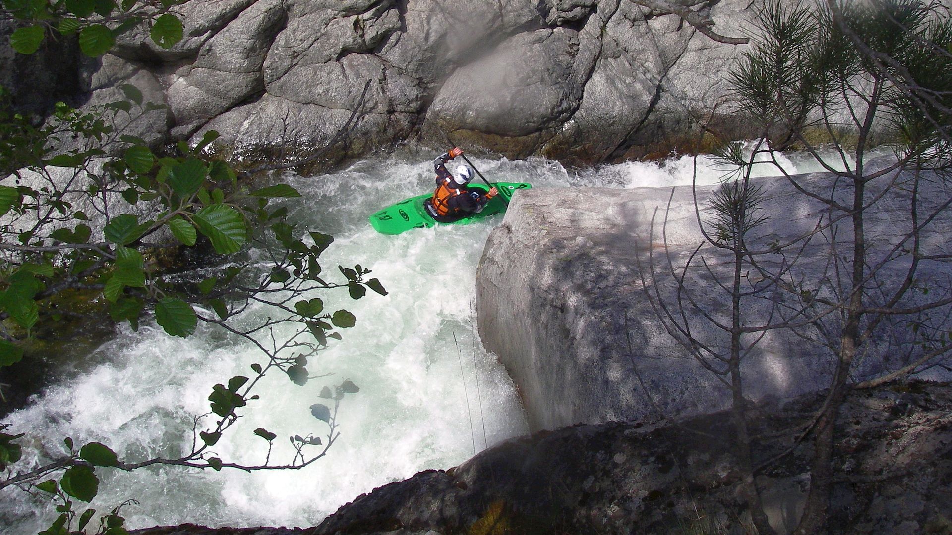 Kajak, Fluss Fium Orbo, Abschnitt Cavo - Erzmine (Oberer Fium Orbo) stufige Slalomkombination 🛶 Horst K.