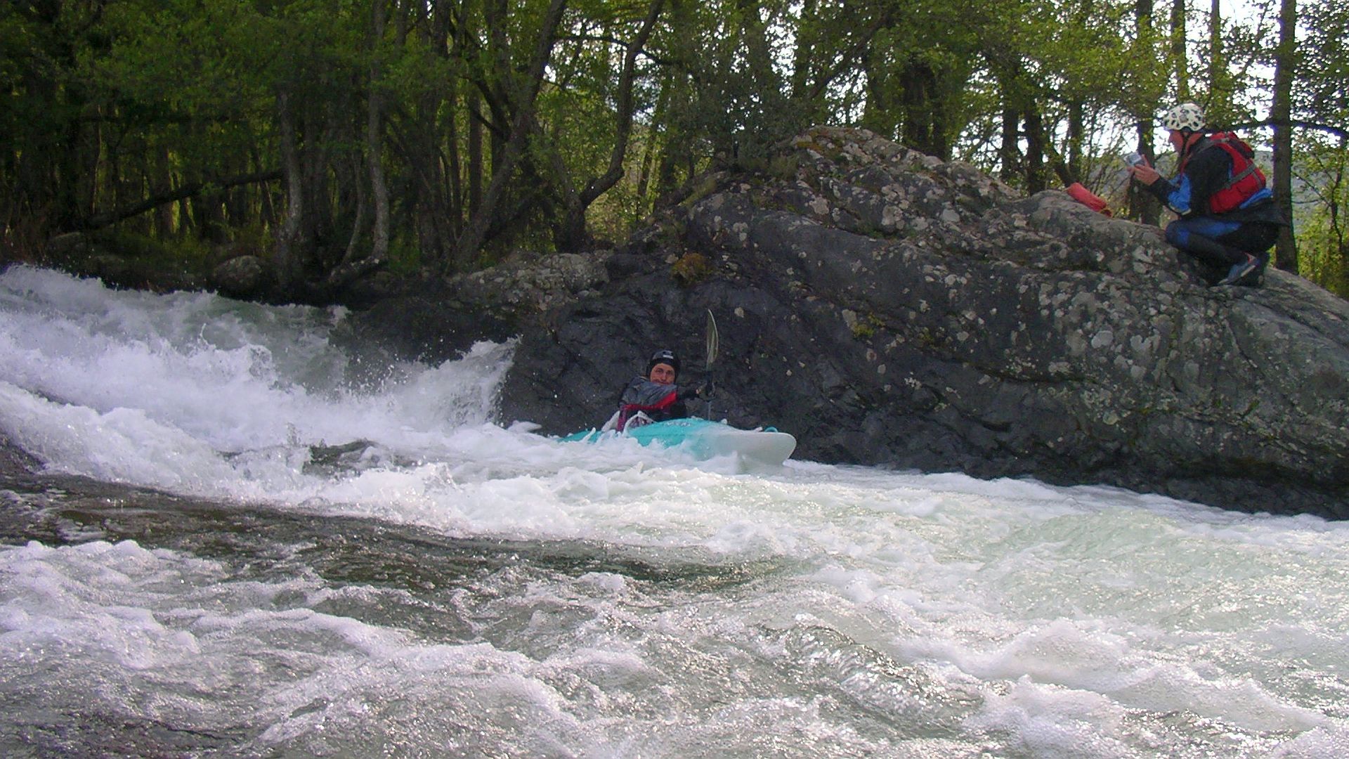 Kajak, Fluss Golo, Abschnitt Kraftwerk - Ponte Leccia (Mittlerer Golo) raus aus dem Staubsauger 🛶 Werner R.