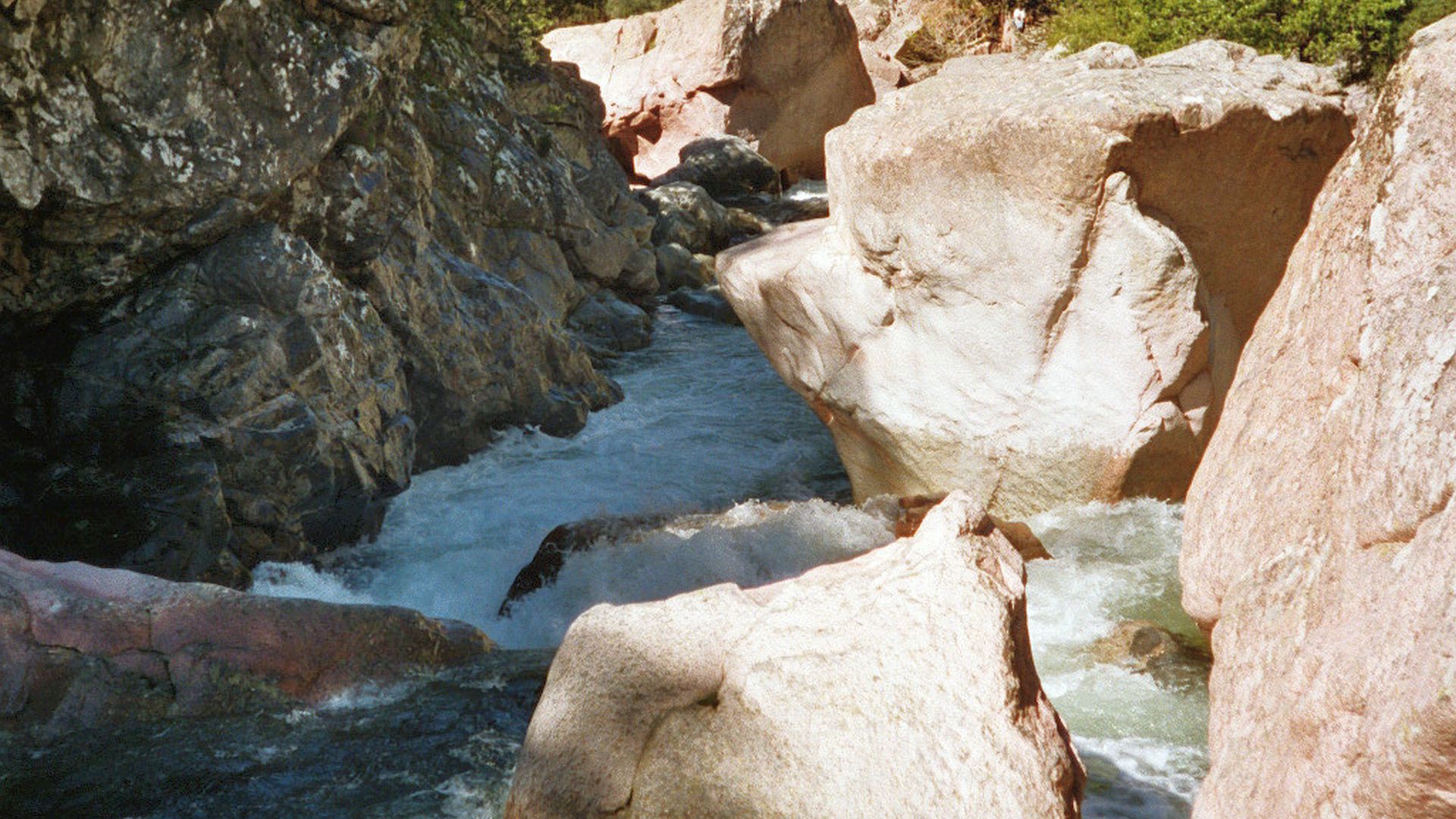 Kajak, Fluss Porto, Abschnitt Spelunca Schlucht - Porto erste unfahrbare Stelle 