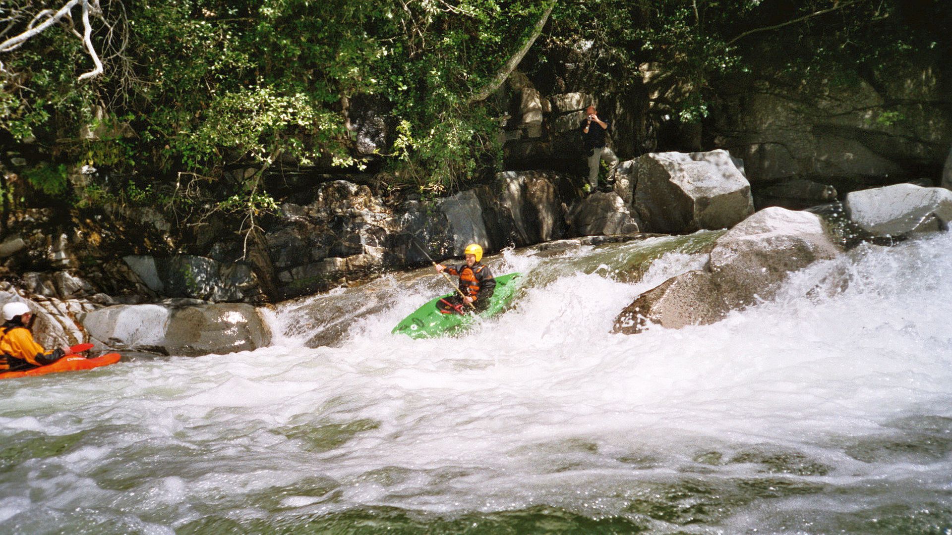 Kajak, Fluss Porto, Abschnitt Spelunca Schlucht - Porto schöne Rutsche 🛶 Didi A., Horst K.