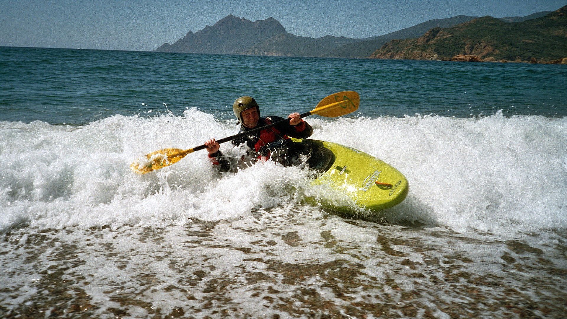 Kajak, Fluss Porto, Abschnitt Spelunca Schlucht - Porto Ausstieg am Badestrand! 🛶 Günther R.