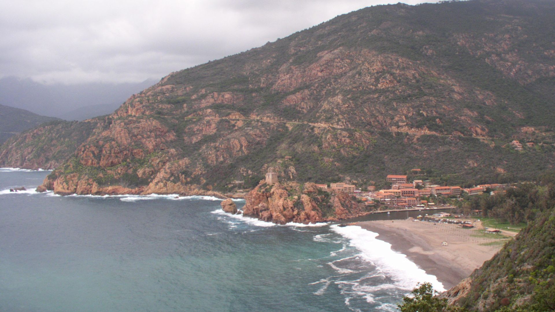 Kajak, Fluss Porto, Abschnitt Spelunca Schlucht - Porto Porto Mündung und Badestrand 