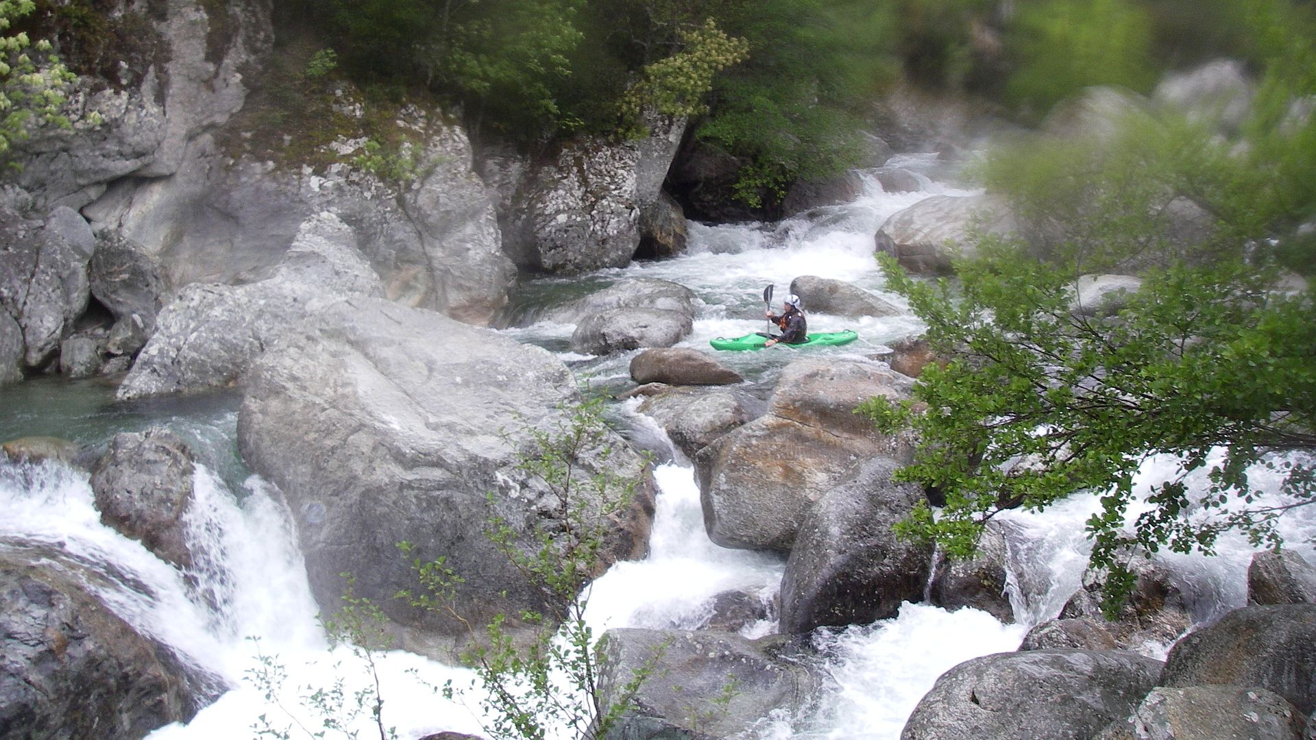 Kajak, Fluss Vecchio, Abschnitt Pont du Vecchio - Noceta (Mittlerer Vecchio) Anfahrt Schlüsselstelle 🛶 Horst K.