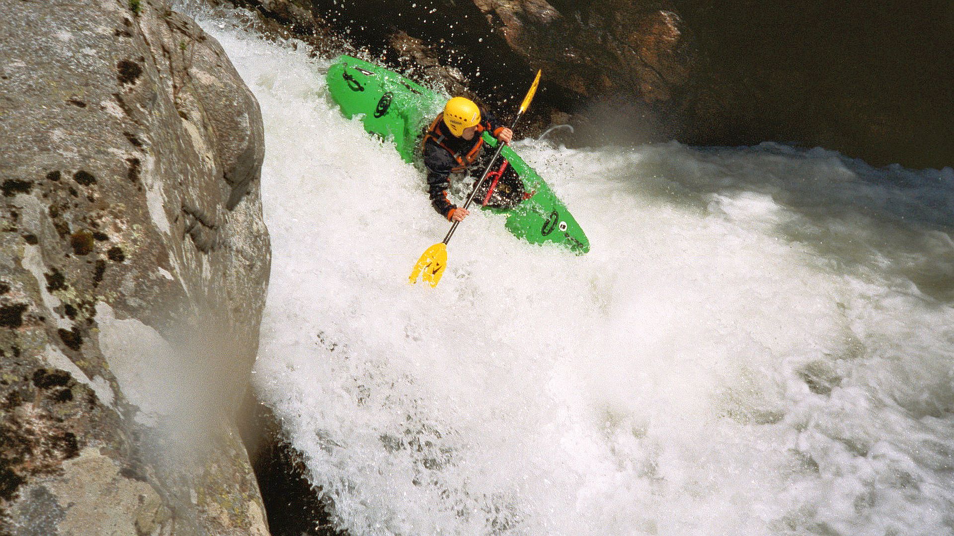 Kajak, Fluss Codi, Abschnitt Quenza - Mündung 3m Wasserfall nach Beschleunigungsgasse 🛶 Horst K.
