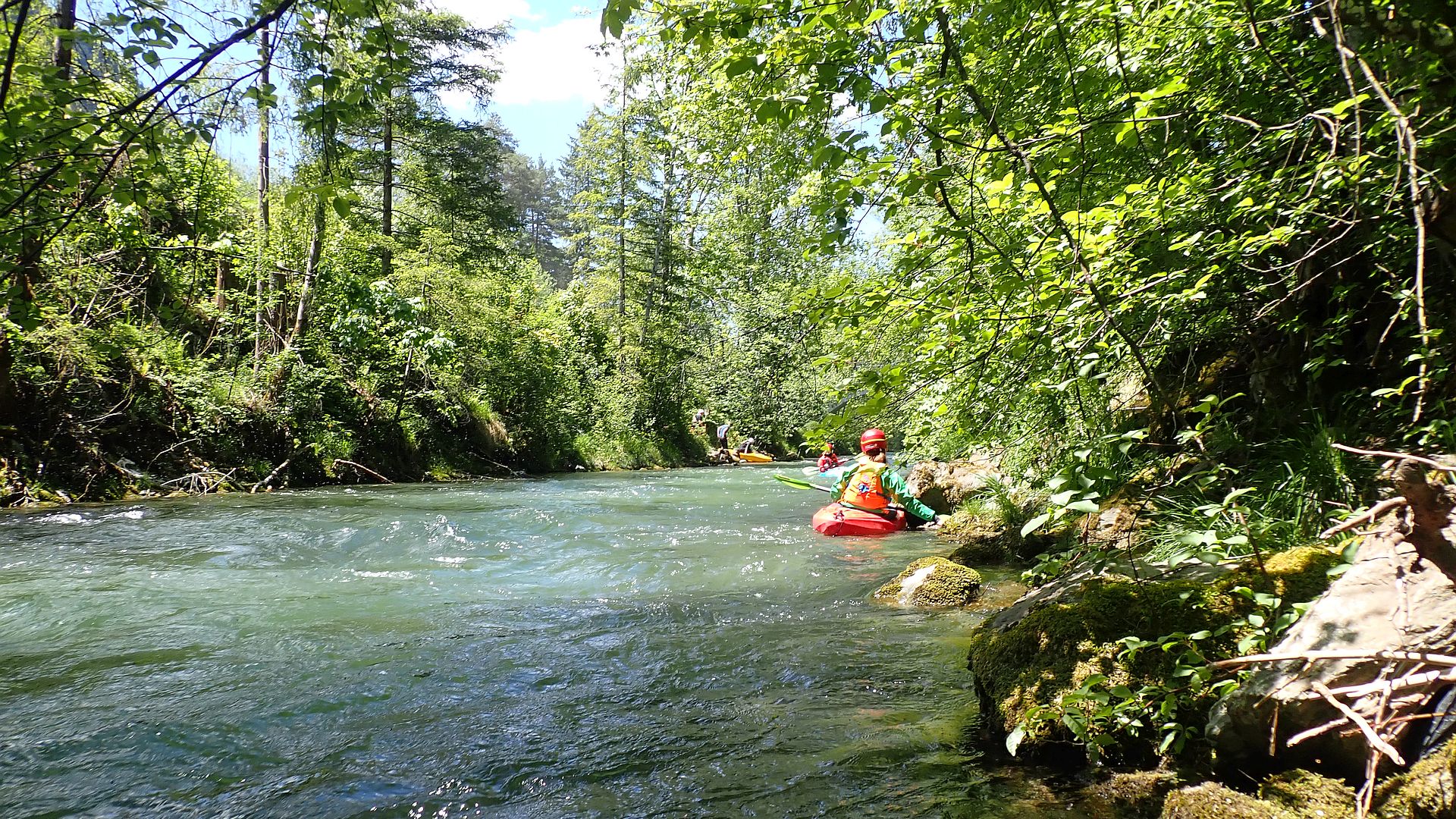 Kajak, Fluss Enns, Abschnitt Mandling - Schladming Einstieg in Mandling 🛶 Katrin R.