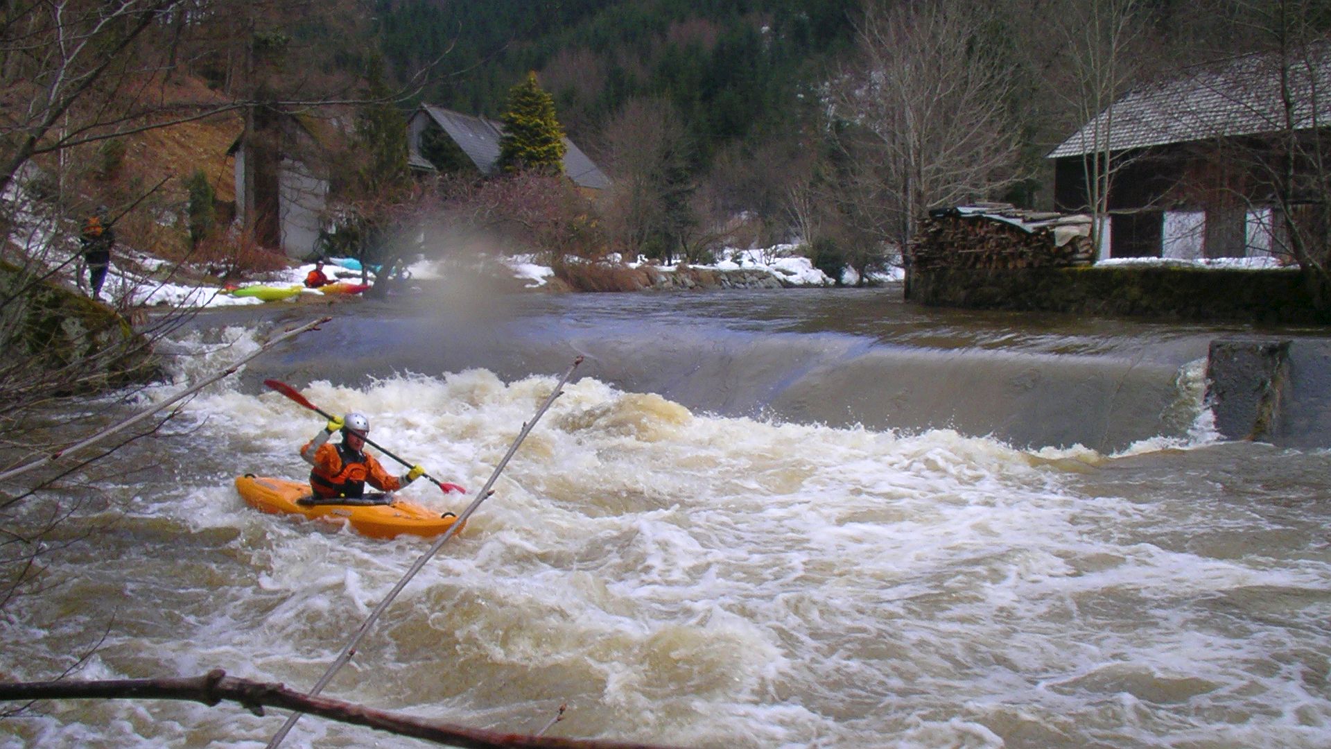 Kajak, Fluss Große Naarn, Abschnitt Ruine Ruttenstein - Pierbach Wehre 🛶 Tom R.