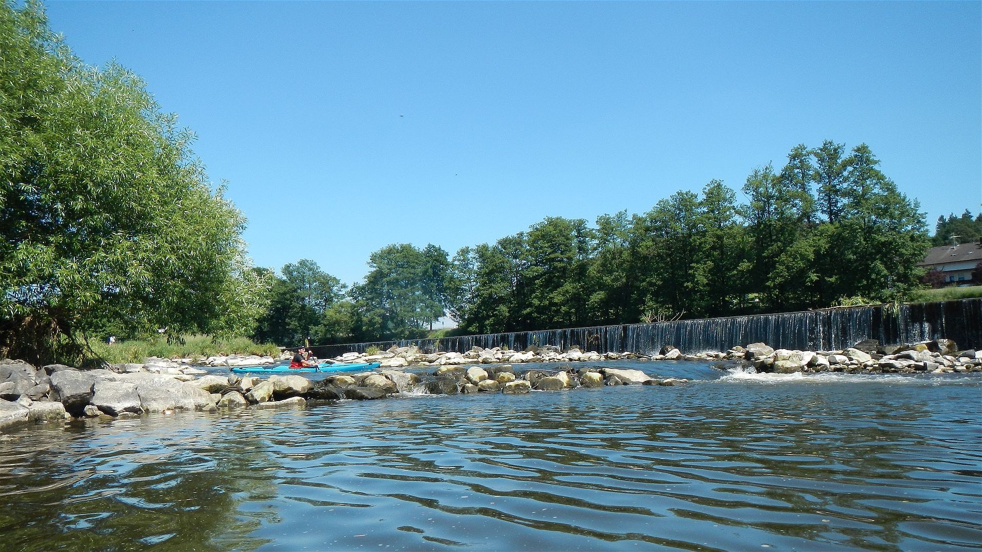 Kajak, Fluss Regen, Abschnitt Blaibacher See - Regensburg Tiefenbach Wehr 🛶 Tom R.