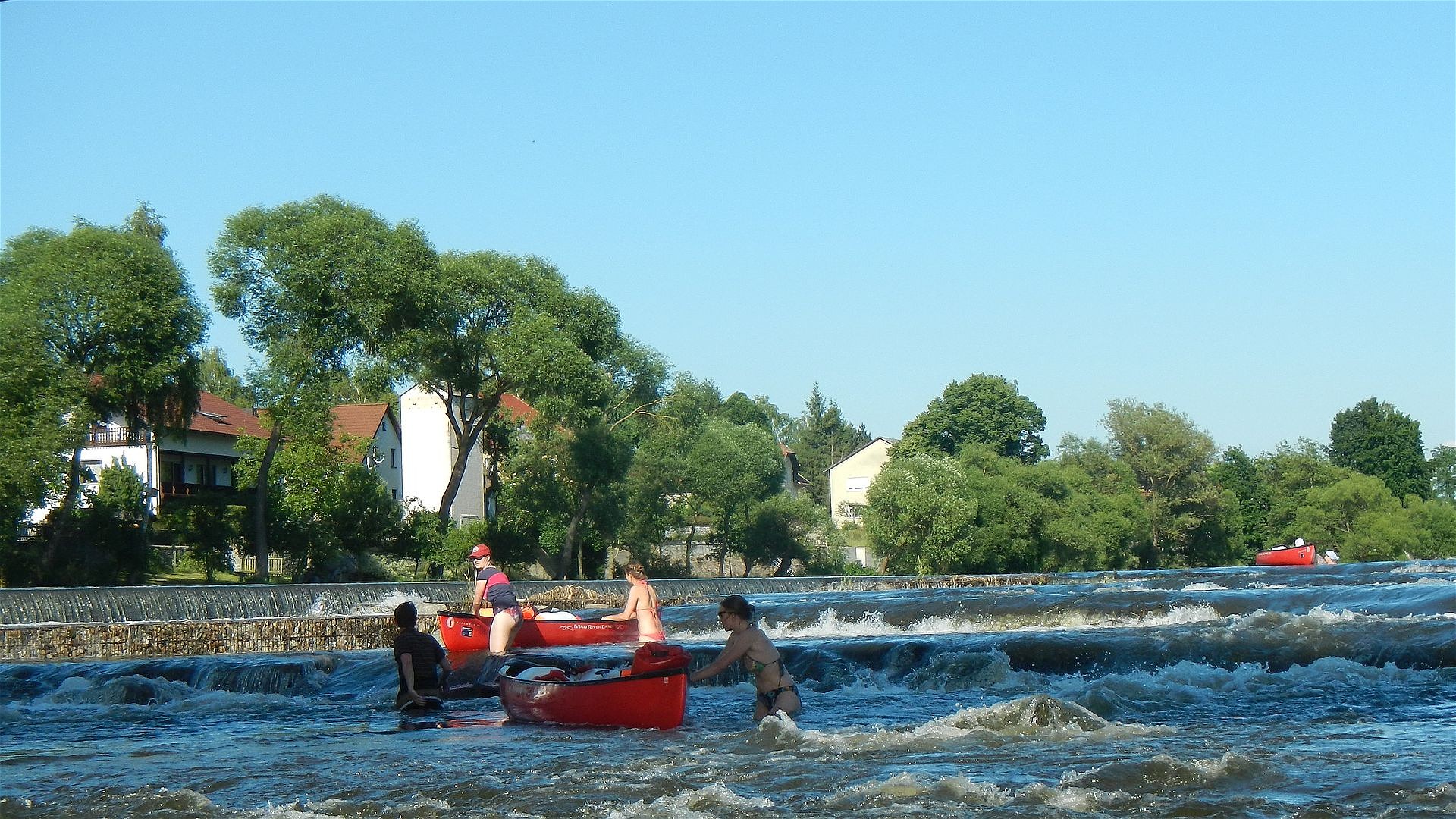 Kajak, Fluss Regen, Abschnitt Blaibacher See - Regensburg Nittenau Wehr 