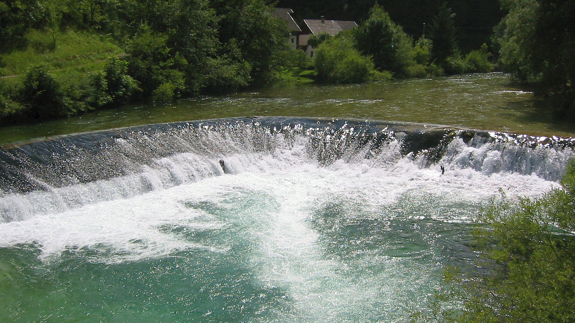 Kajak, Fluss Radovna, Abschnitt Radovna - Vintgar Wehr 2 