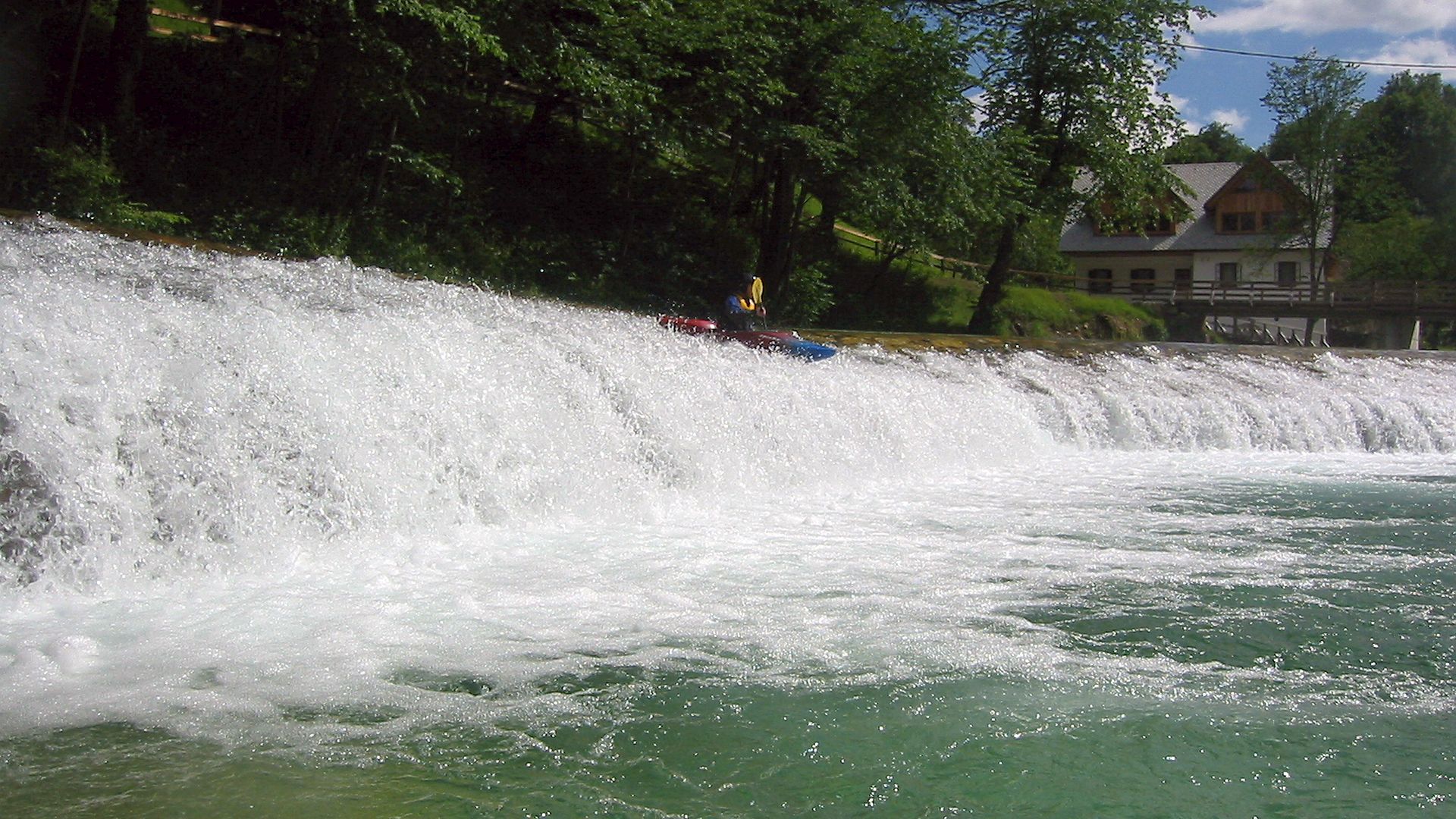 Kajak, Fluss Radovna, Abschnitt Radovna - Vintgar Wehr 4 auch eher r fahren 🛶 Stefan H.