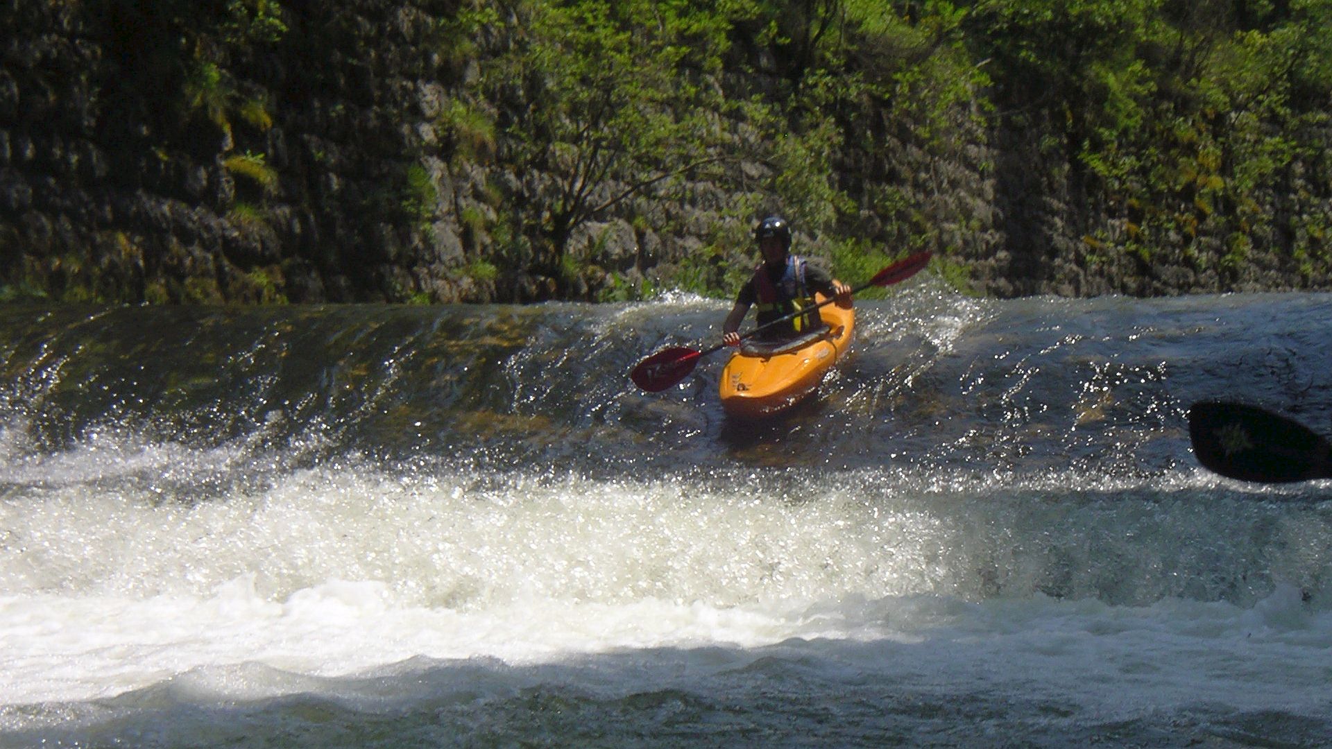 Kajak, Fluss Ödenseetraun, Abschnitt Kainisch - Unterkainisch viele Stufen 🛶 Tom R.