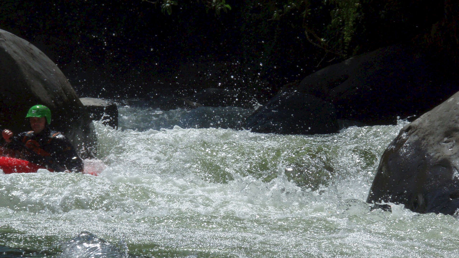 Kajak, Fluss Cosanga, Abschnitt Rio Aliso - Cosanga (Oberlauf) viele Stufen 🛶 Horst K.