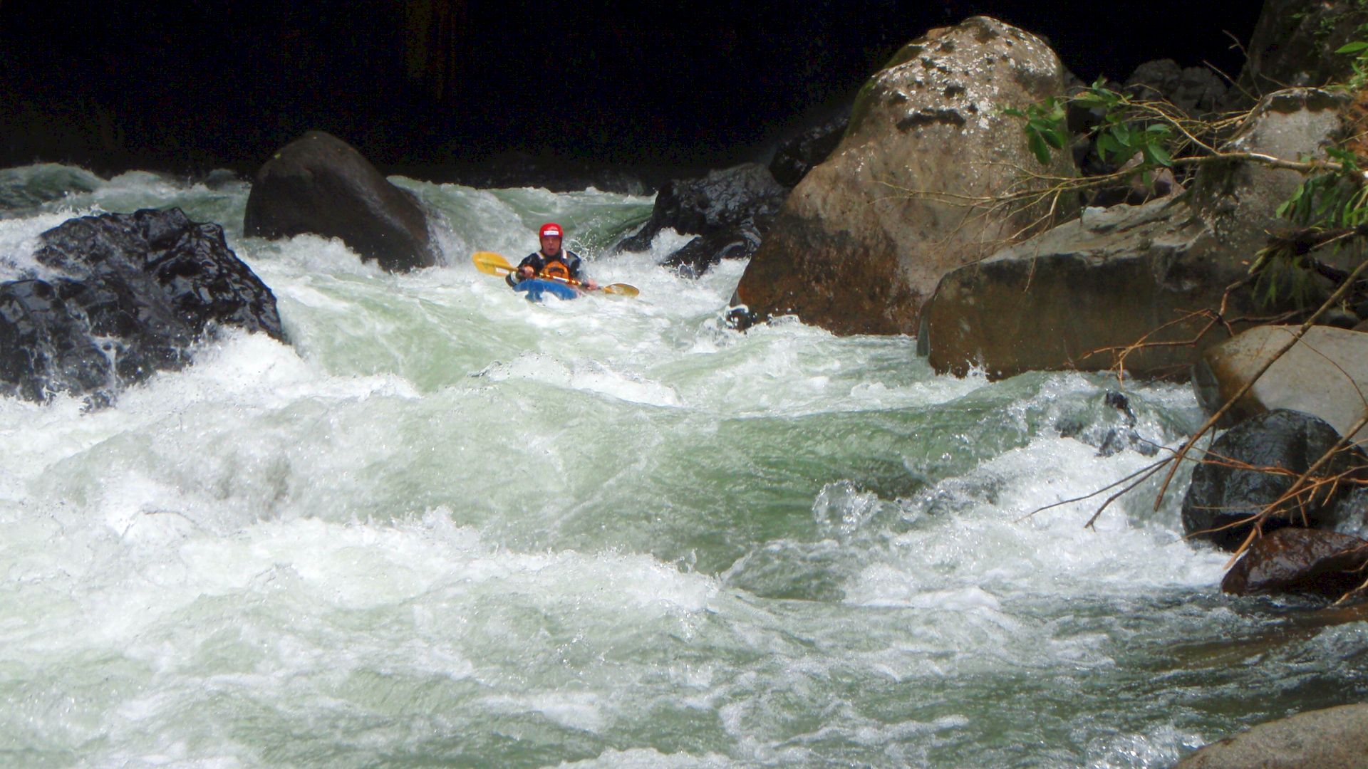 Kajak, Fluss Hollin, Abschnitt Cascadas - Santo Domingo eine flotte Passage 🛶 Peter F.