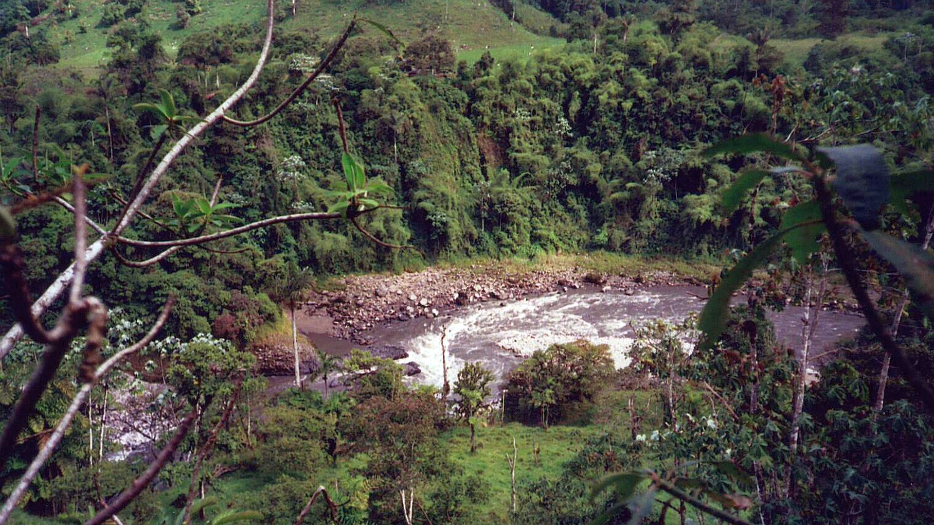 Kajak, Fluss Quijos, Abschnitt Sardinas Grande - Puente Bombon Curvas  Pelligrosas die gefährlichen Kurven 