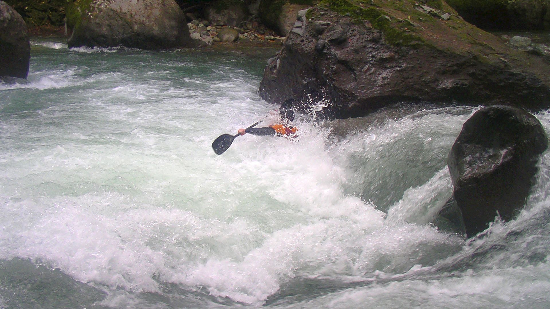 Kajak, Fluss Pejibaye, Abschnitt Taus - Oriente und runter 🛶 Bernd A.