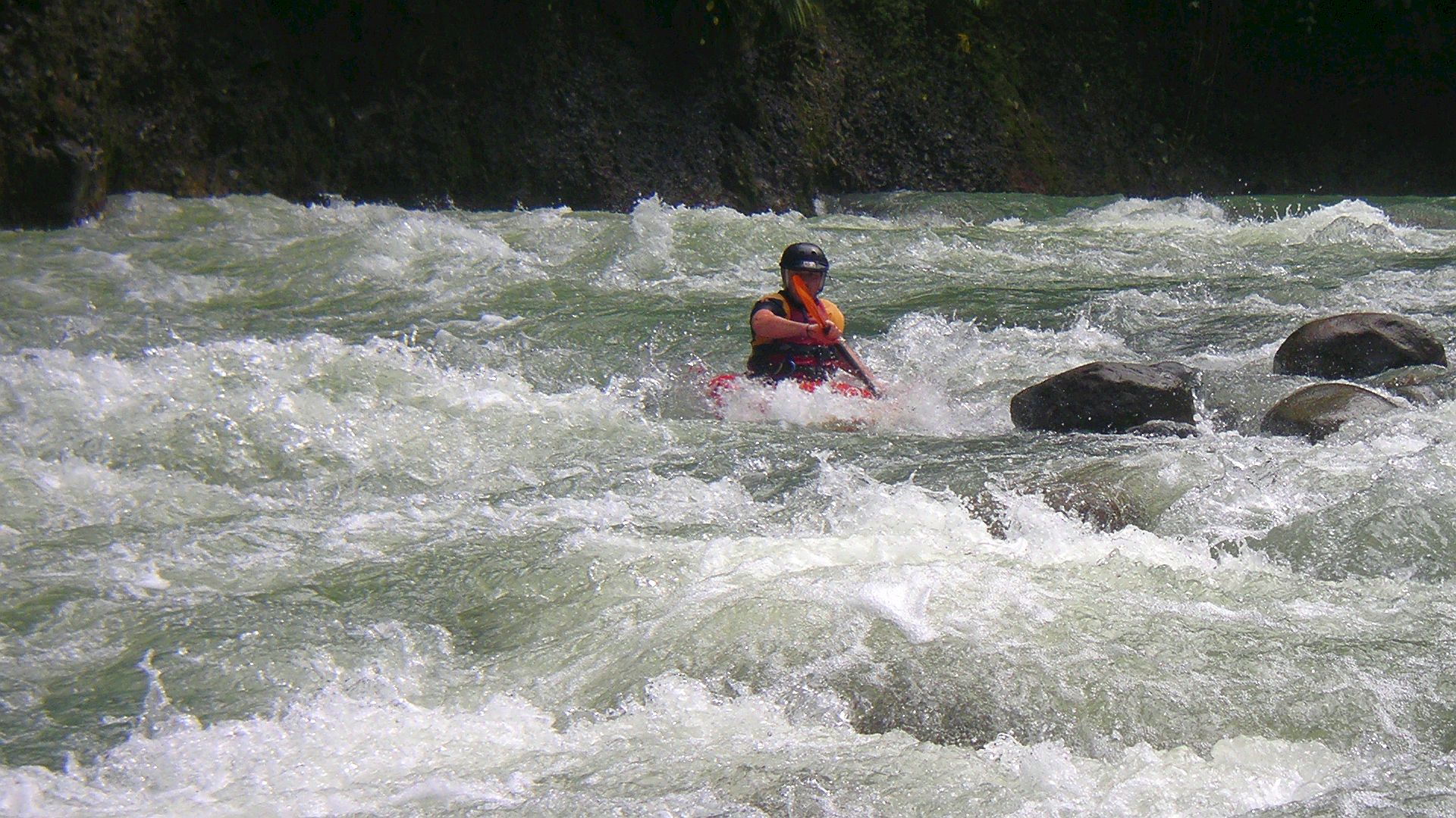 Kajak, Fluss Toro, Abschnitt Venecia - Pital (Mittlerer Toro) 3. Rapid 🛶 Frank B.