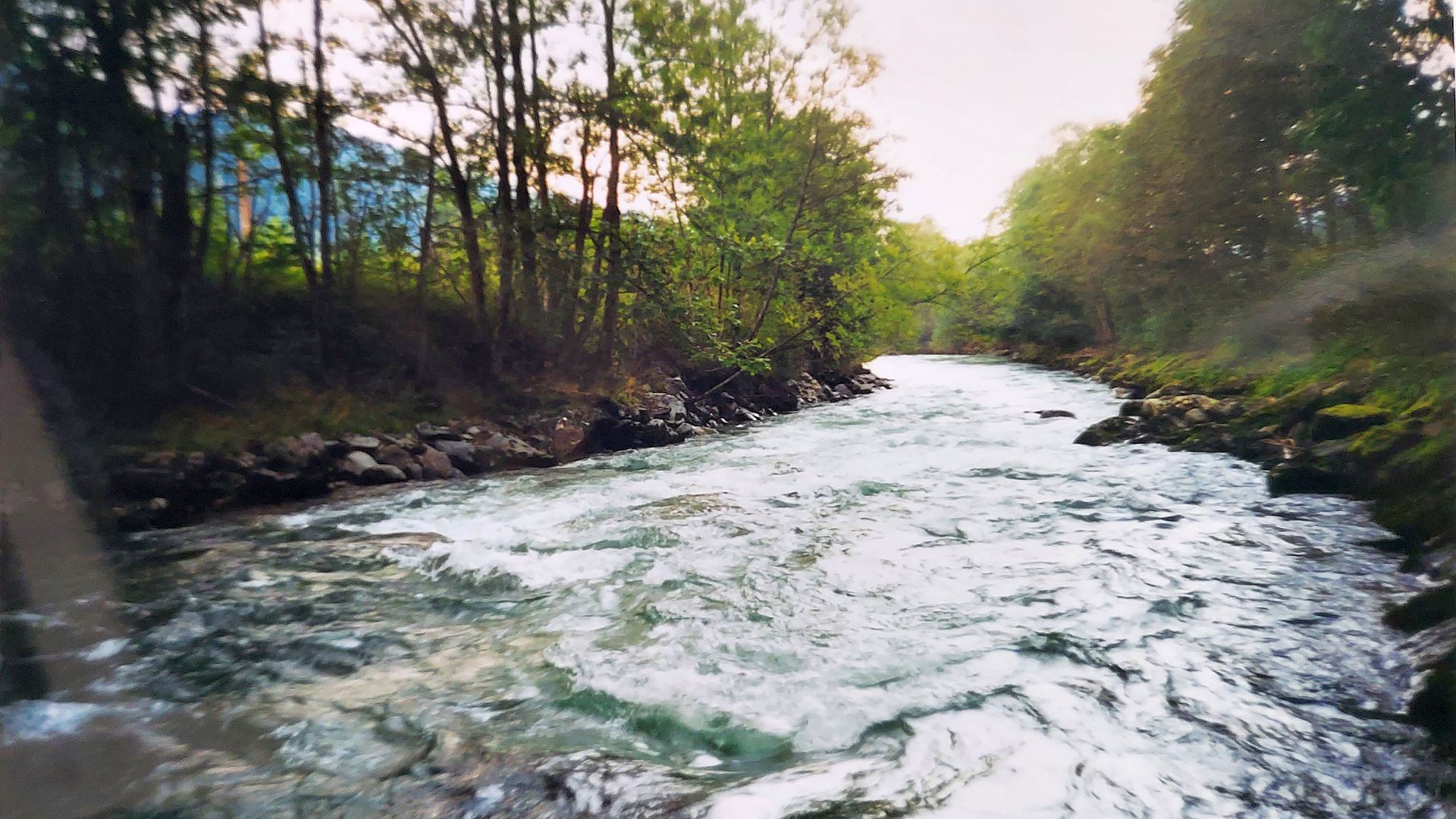 Kajak, Fluss Enns, Abschnitt Radstadt - Mandling bei Radstadt 