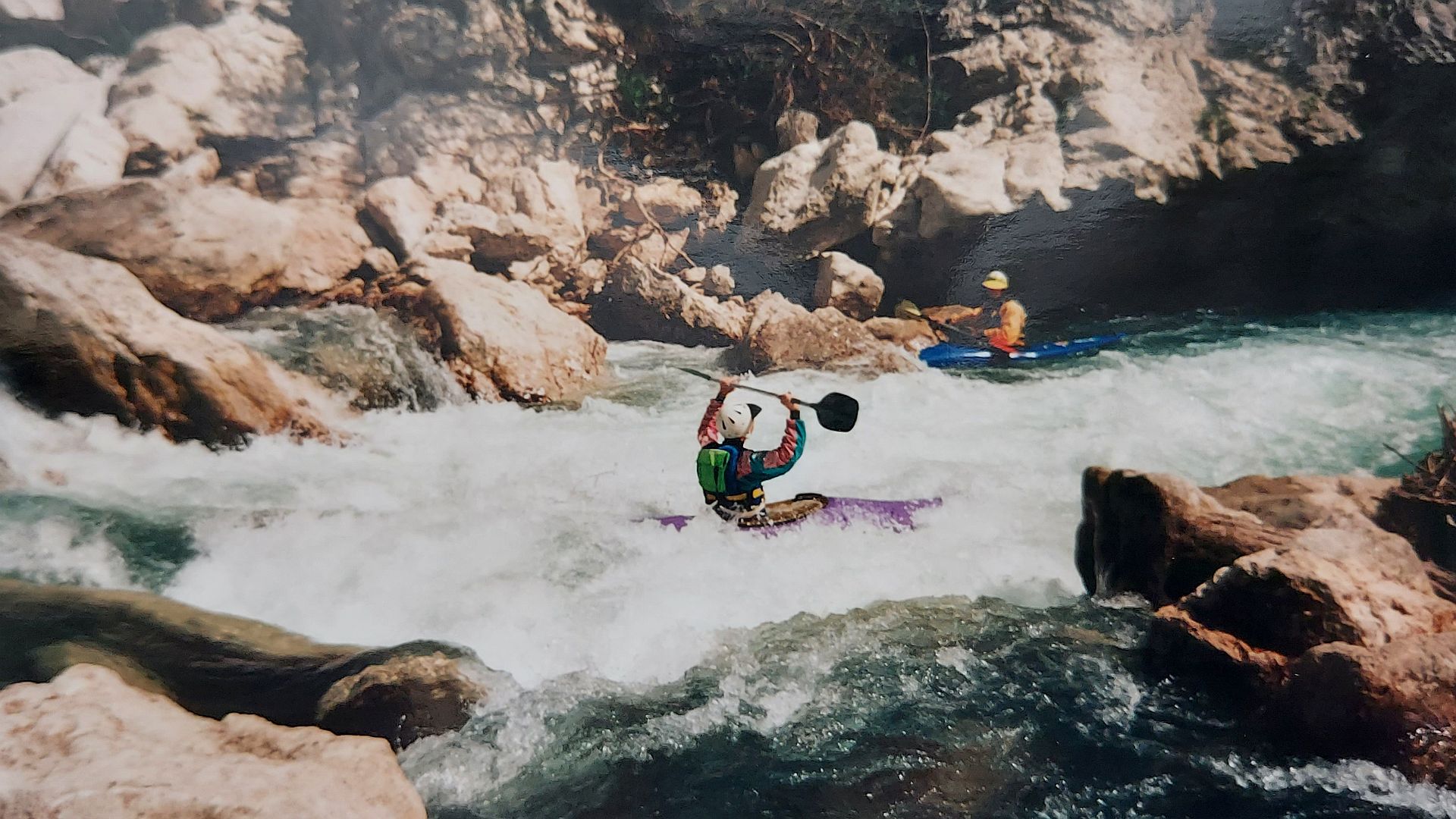 Kajak, Fluss Verdon, Abschnitt Beauvezer - Vauclause selten WW III 