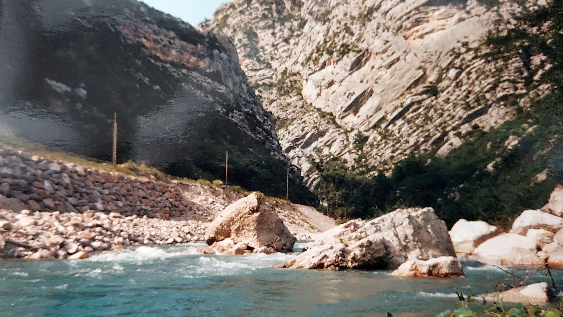 Kajak, Fluss Verdon, Abschnitt Beauvezer - Vauclause große Blöcke 